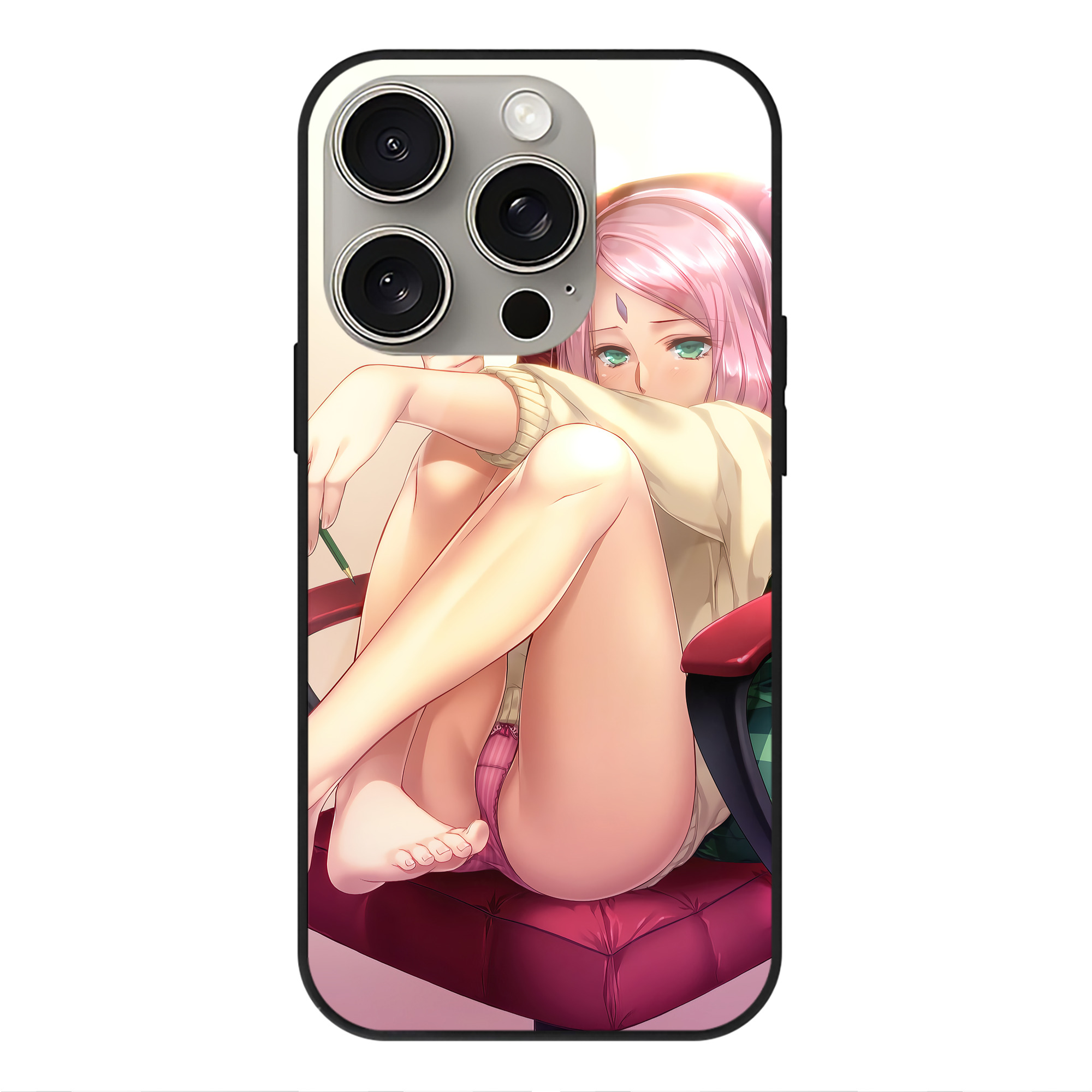（画像用） NARUTO -ナルト- NARUTO -ナルト- 疾風伝 【iPhone15Pro対応】スマホケース 耐衝撃＆黄変防止 背面ガラス