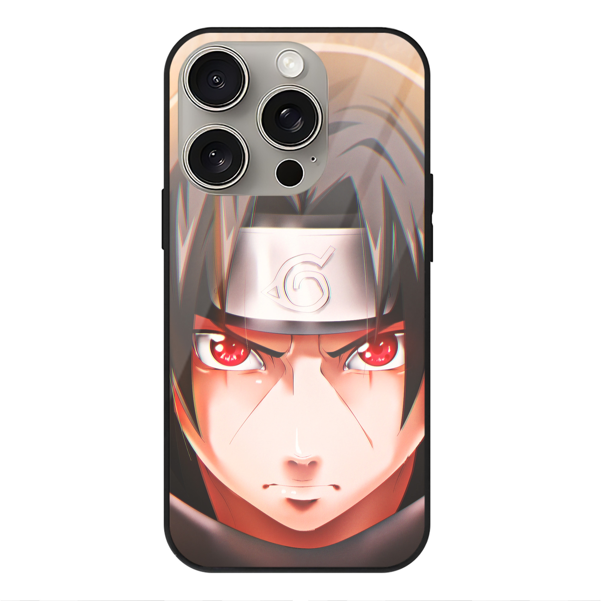 （画像用） NARUTO -ナルト- NARUTO -ナルト- 疾風伝 【iPhone15Pro対応】スマホケース 耐衝撃＆黄変防止 背面ガラス