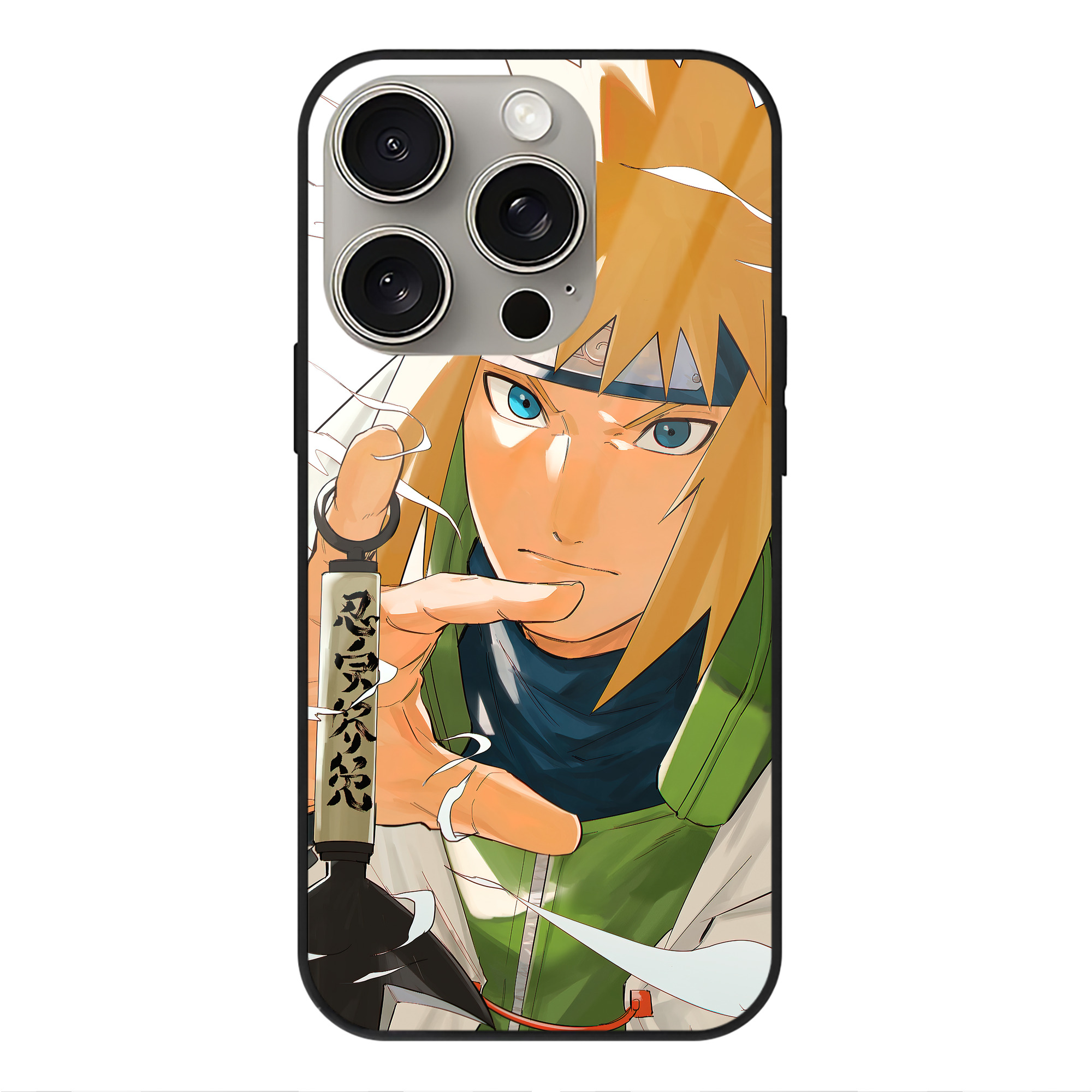 （画像用） NARUTO -ナルト- NARUTO -ナルト- 疾風伝 【iPhone15Pro対応】スマホケース 耐衝撃＆黄変防止 背面ガラス