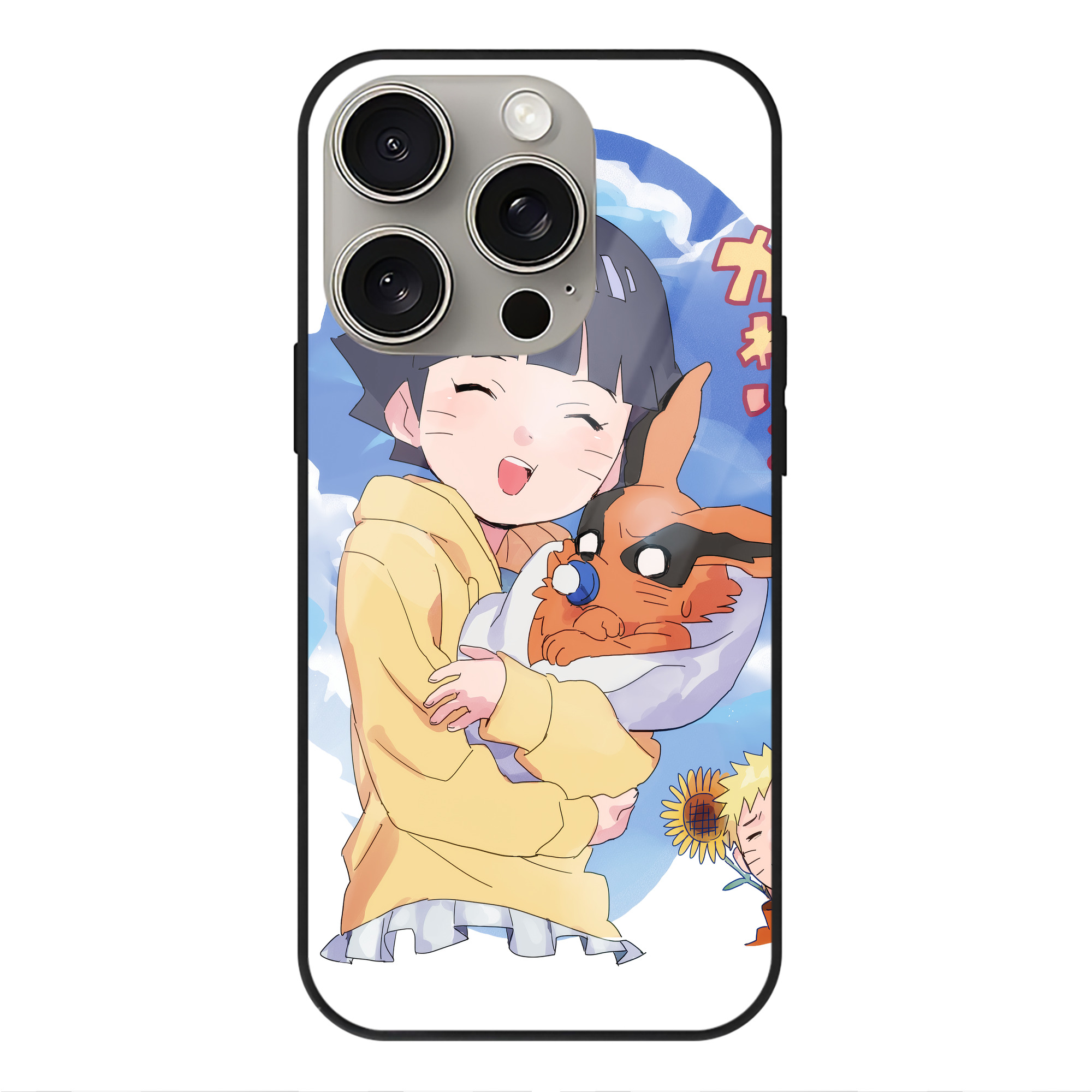 （画像用） NARUTO -ナルト- NARUTO -ナルト- 疾風伝 【iPhone15Pro対応】スマホケース 耐衝撃＆黄変防止 背面ガラス