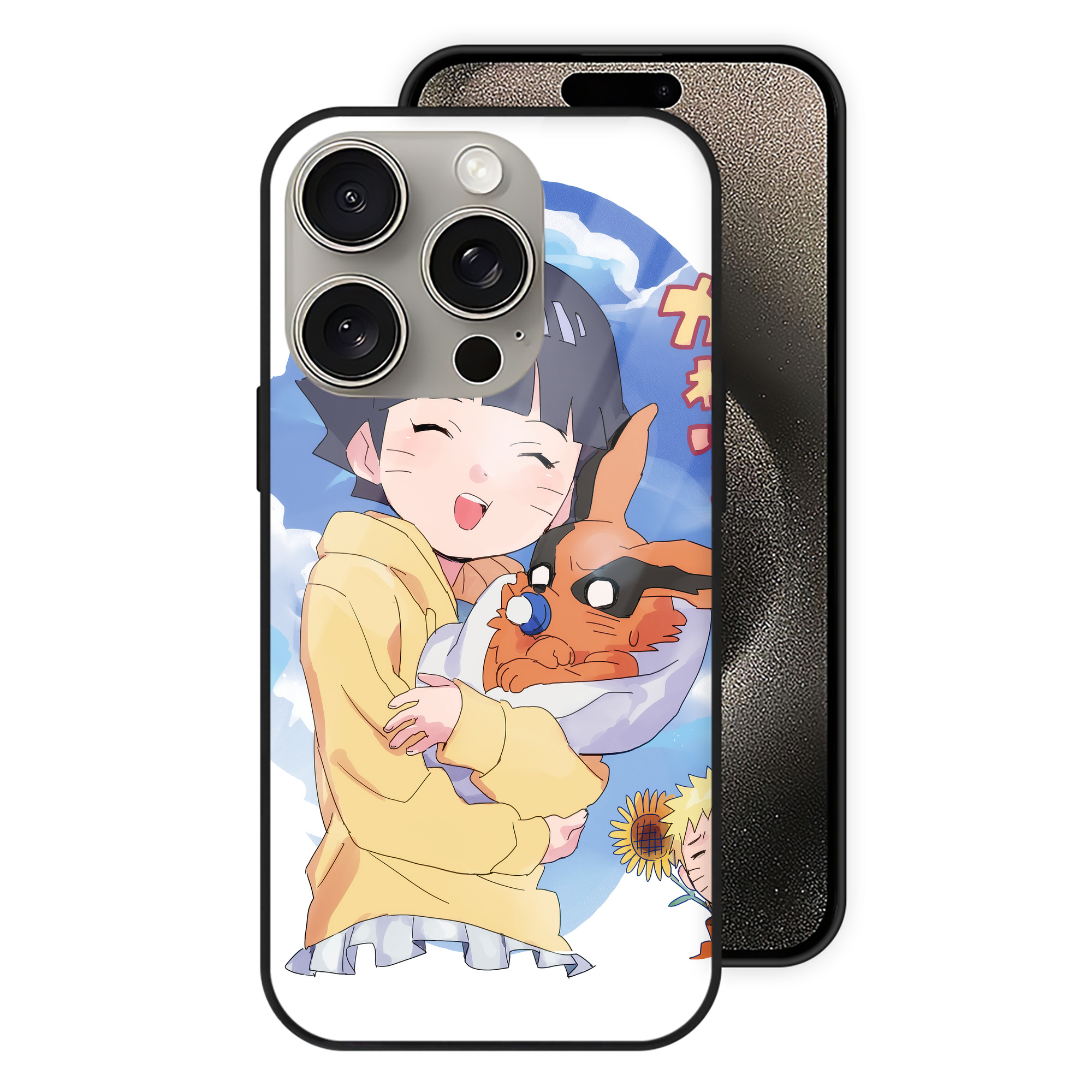 （画像用） NARUTO -ナルト- NARUTO -ナルト- 疾風伝 【iPhone15Pro対応】スマホケース 耐衝撃＆黄変防止 背面ガラス