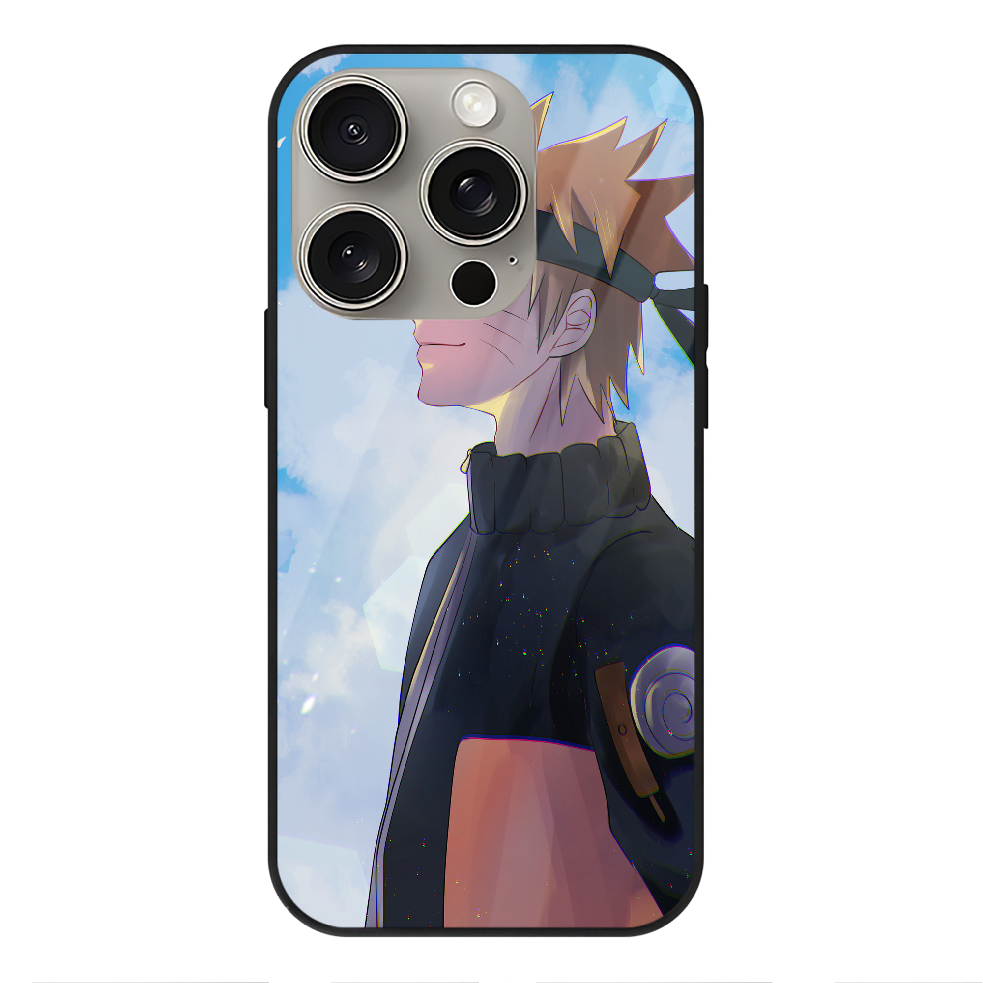 （画像用） NARUTO -ナルト- NARUTO -ナルト- 疾風伝 【iPhone15Pro対応】スマホケース 耐衝撃＆黄変防止 背面ガラス
