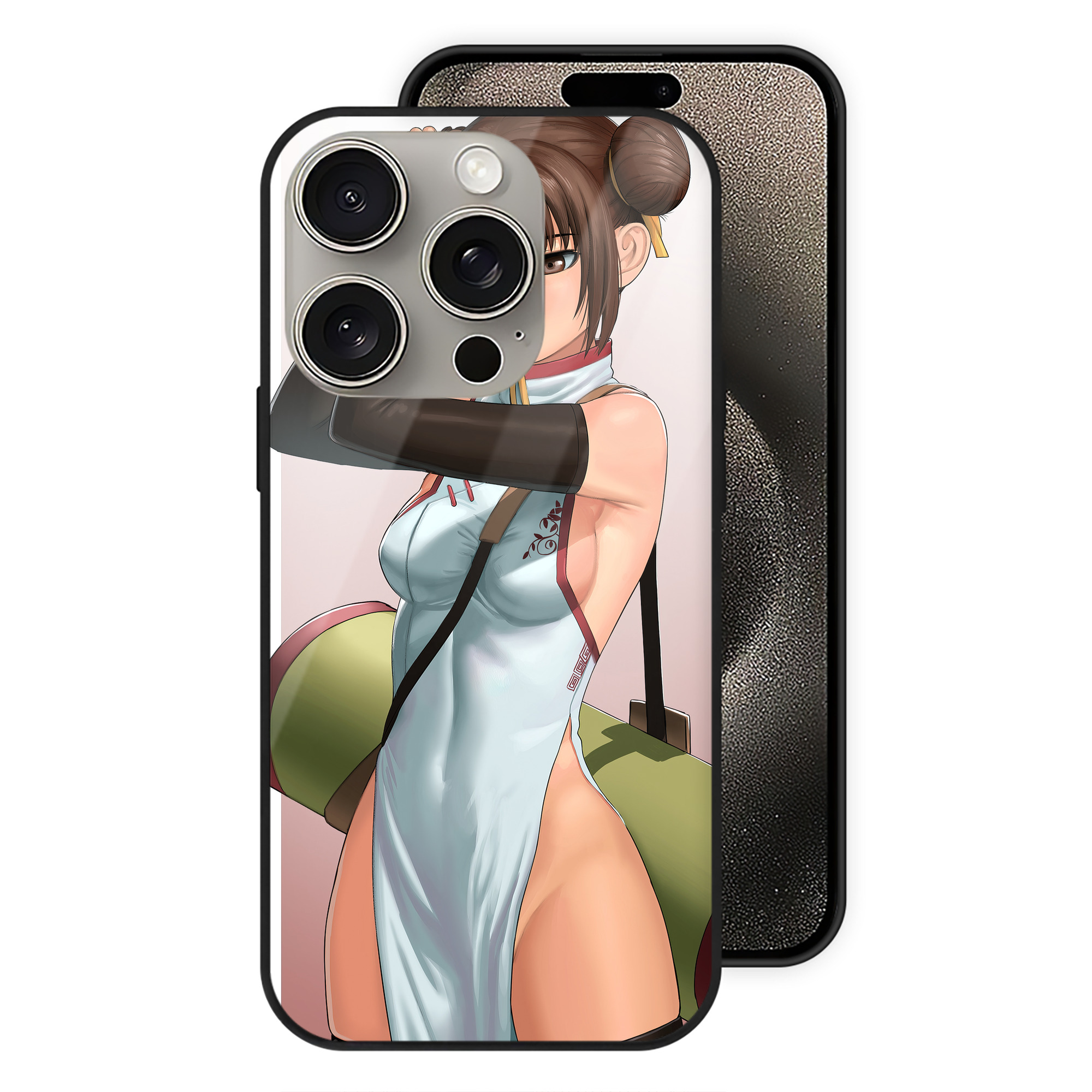 （画像用） NARUTO -ナルト- NARUTO -ナルト- 疾風伝 【iPhone15Pro対応】スマホケース 耐衝撃＆黄変防止 背面ガラス