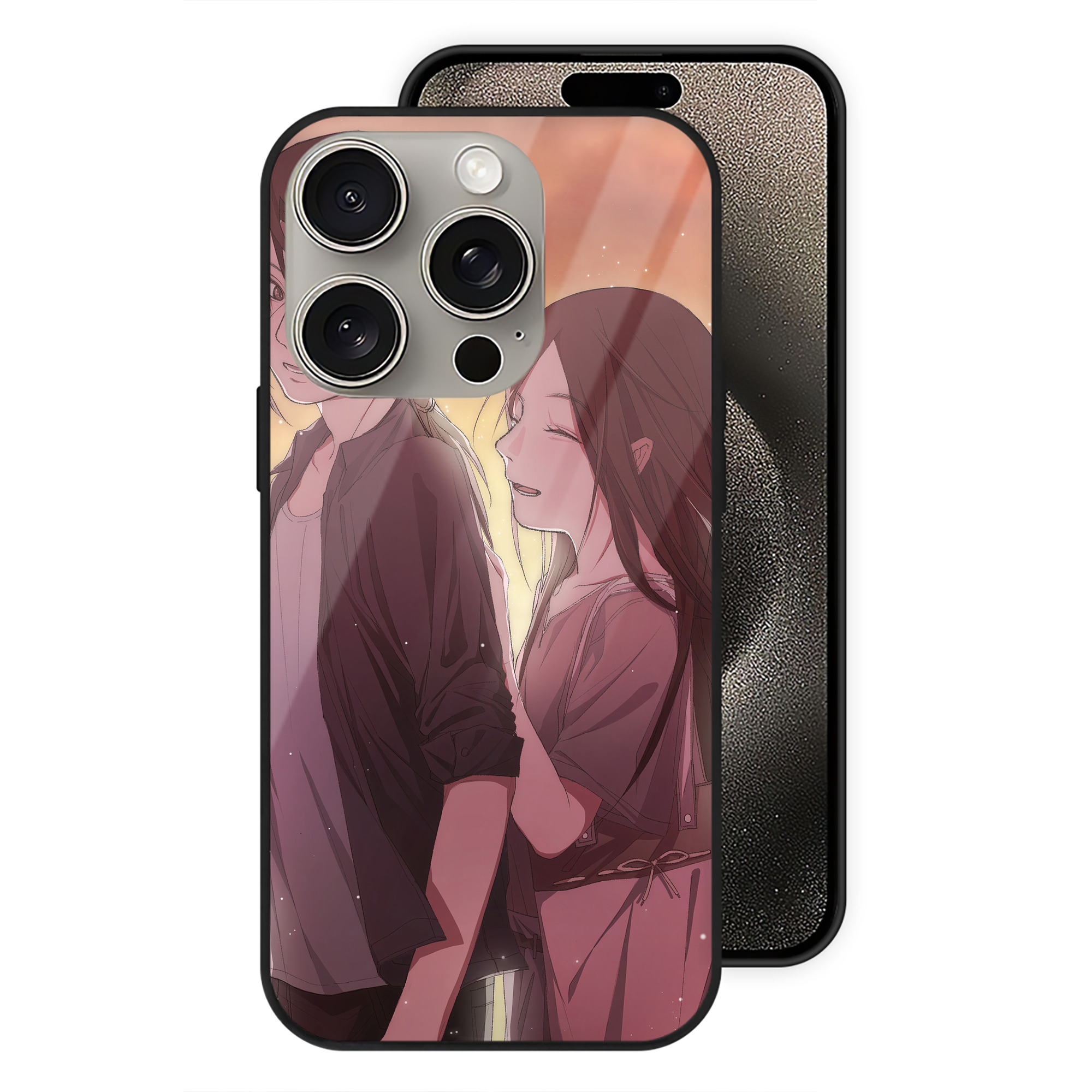 （画像用） NARUTO -ナルト- NARUTO -ナルト- 疾風伝 【iPhone15Pro対応】スマホケース 耐衝撃＆黄変防止 背面ガラス