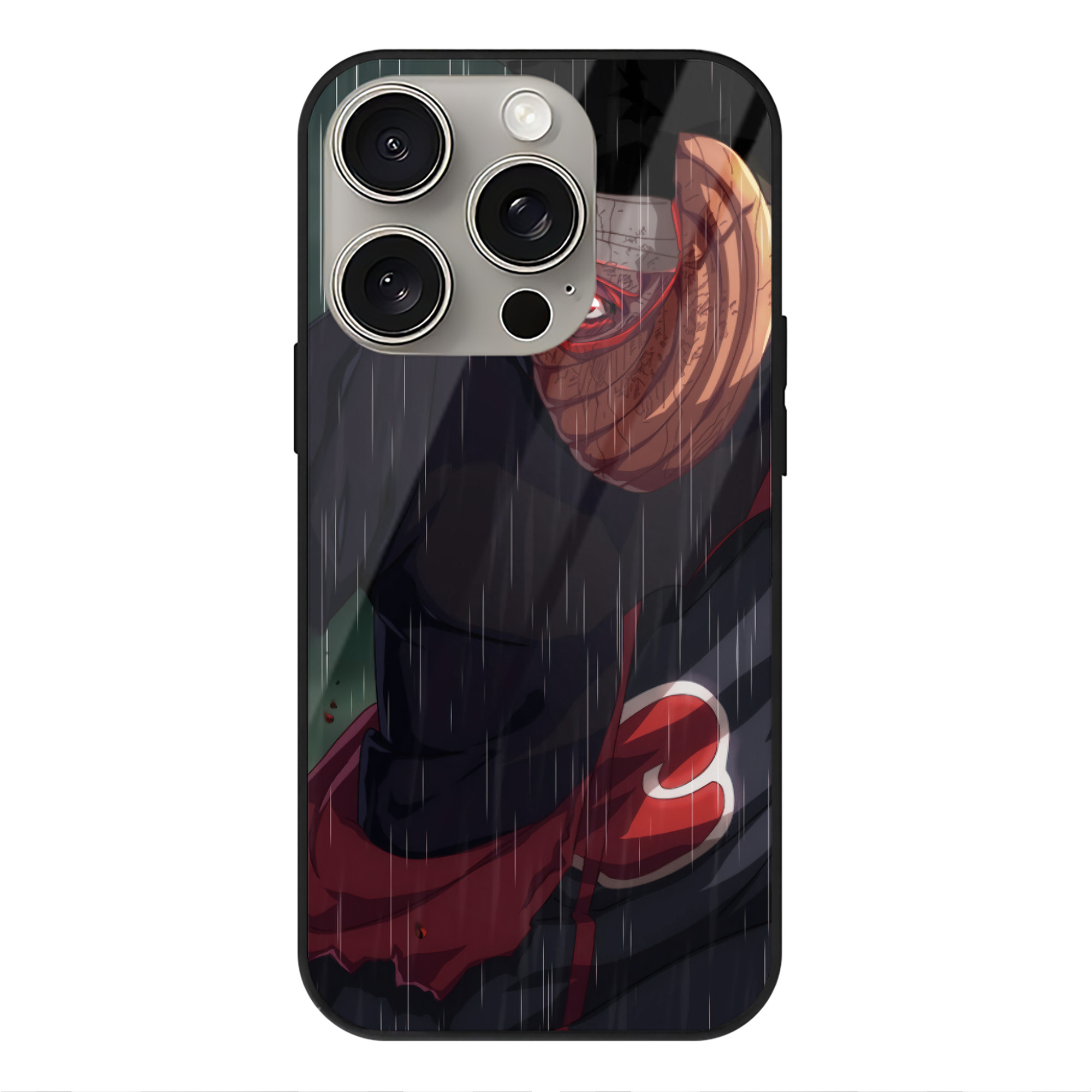 （画像用） NARUTO -ナルト- NARUTO -ナルト- 疾風伝 【iPhone15Pro対応】スマホケース 耐衝撃＆黄変防止 背面ガラス