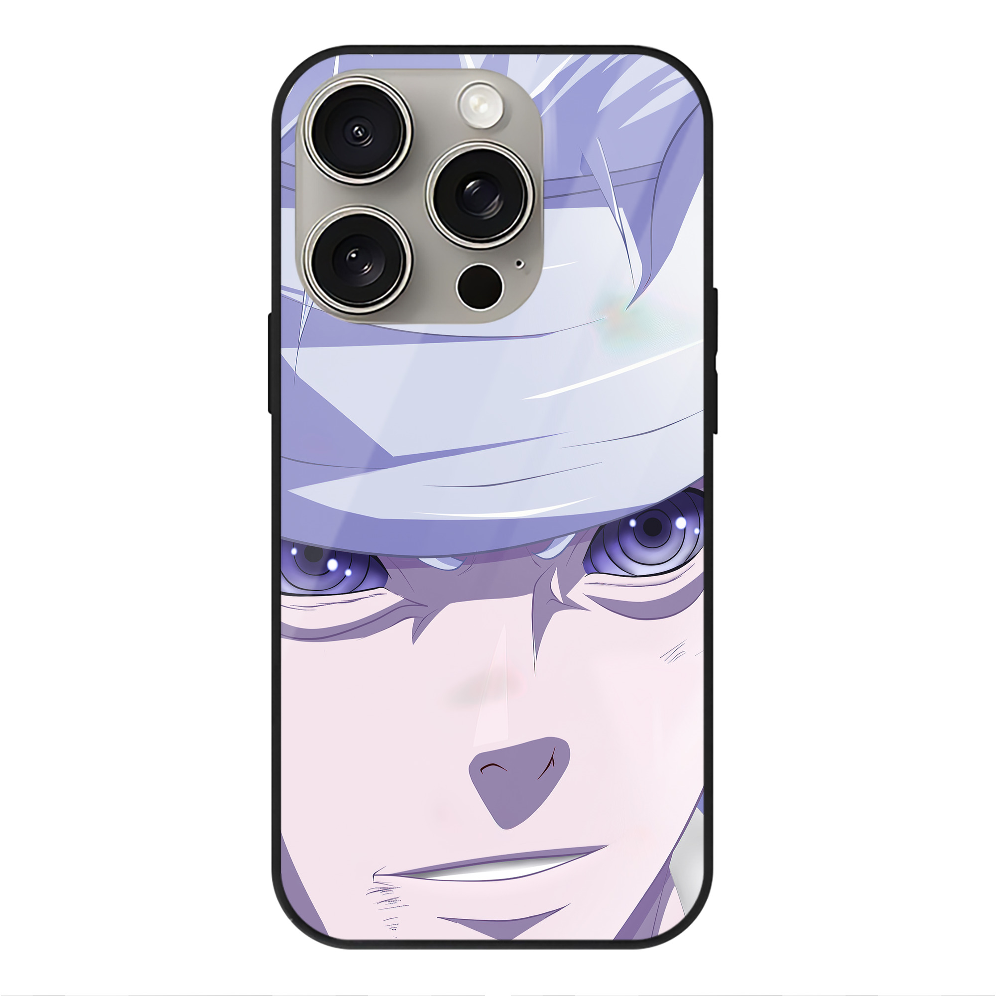 （画像用） NARUTO -ナルト- NARUTO -ナルト- 疾風伝 【iPhone15Pro対応】スマホケース 耐衝撃＆黄変防止 背面ガラス