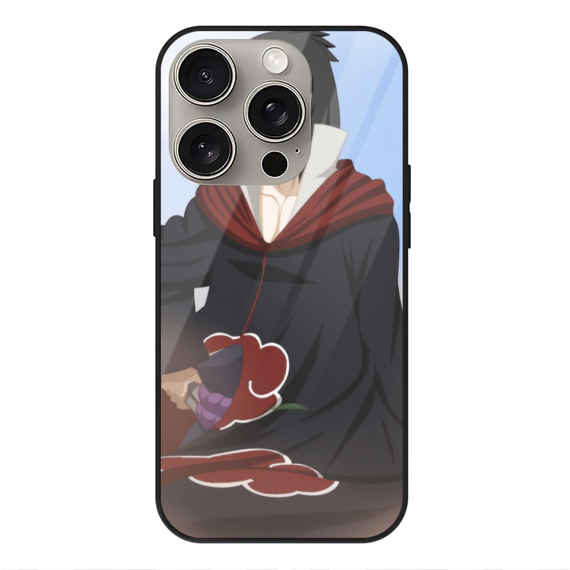 （画像用） NARUTO -ナルト- NARUTO -ナルト- 疾風伝 【iPhone15Pro対応】スマホケース 耐衝撃＆黄変防止 背面ガラス