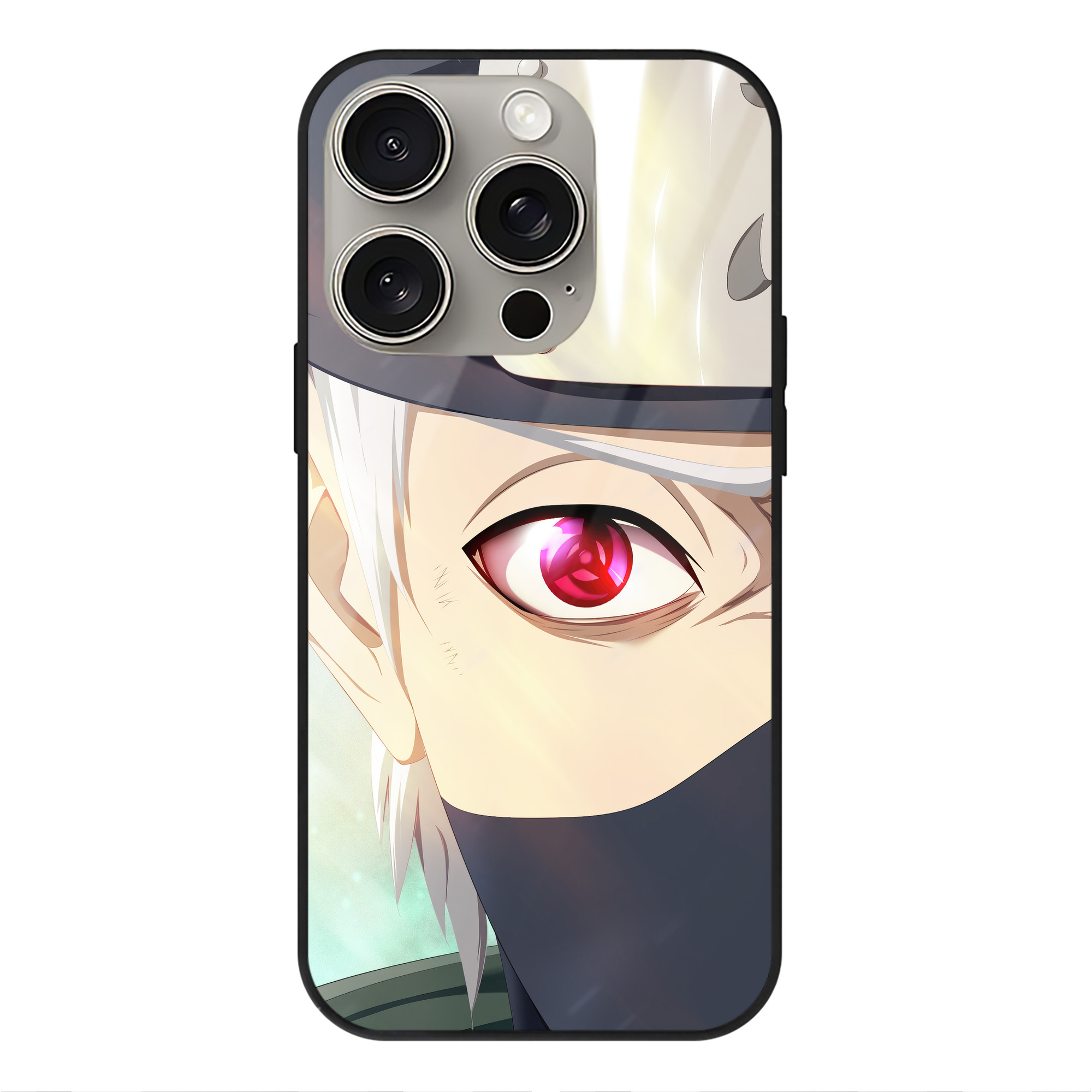 （画像用） NARUTO -ナルト- NARUTO -ナルト- 疾風伝 【iPhone15Pro対応】スマホケース 耐衝撃＆黄変防止 背面ガラス