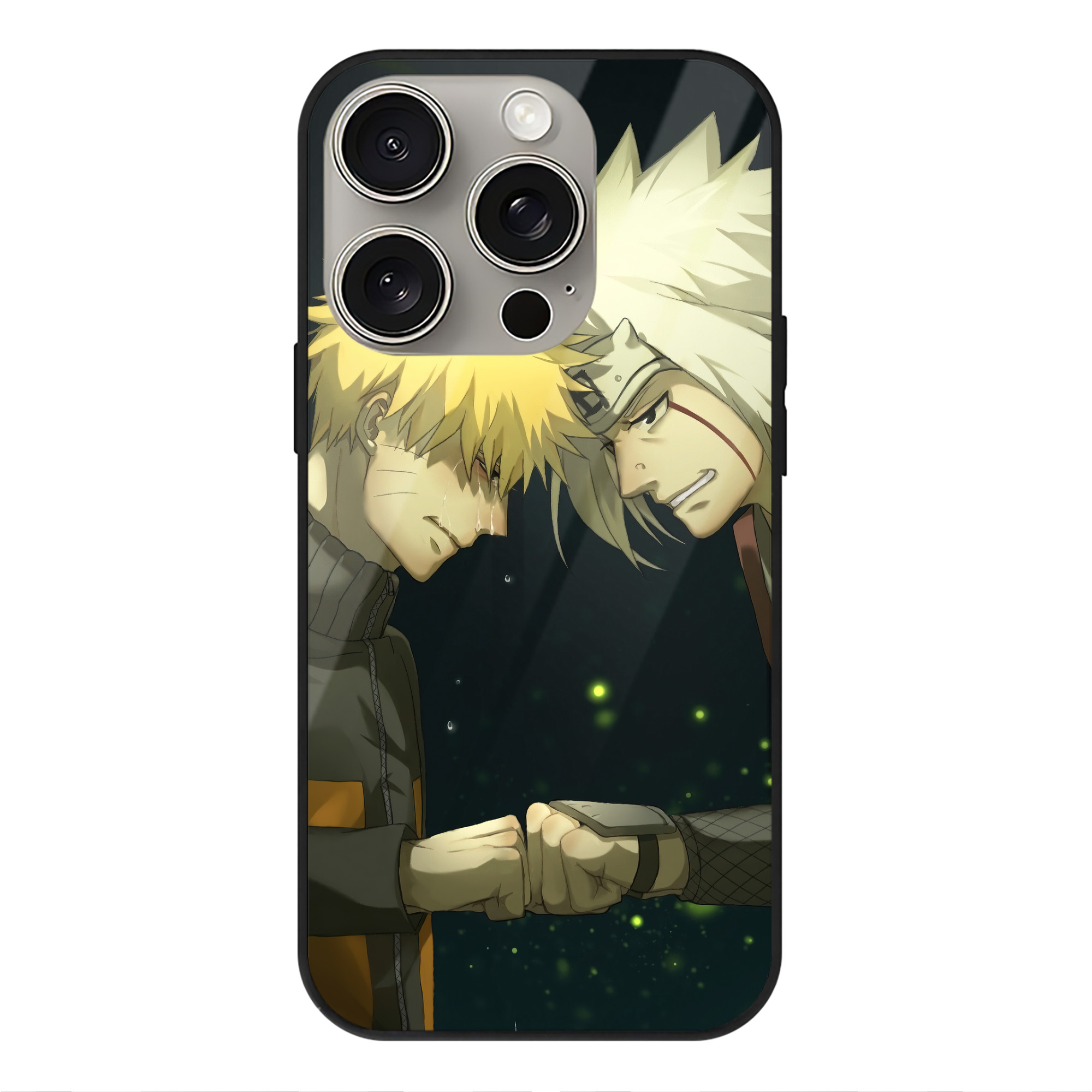 （画像用） NARUTO -ナルト- NARUTO -ナルト- 疾風伝 【iPhone15Pro対応】スマホケース 耐衝撃＆黄変防止 背面ガラス