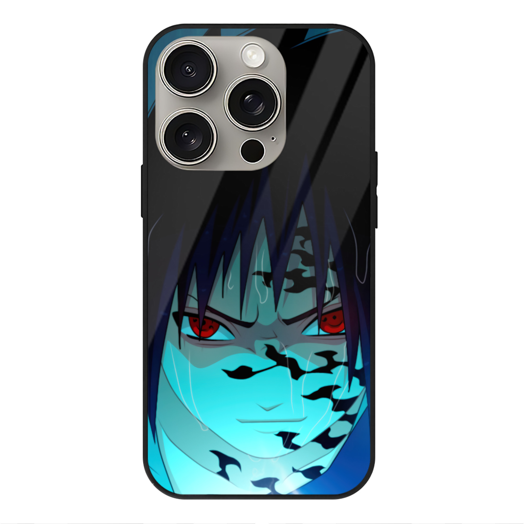 （画像用） NARUTO -ナルト- NARUTO -ナルト- 疾風伝 【iPhone15Pro対応】スマホケース 耐衝撃＆黄変防止 背面ガラス