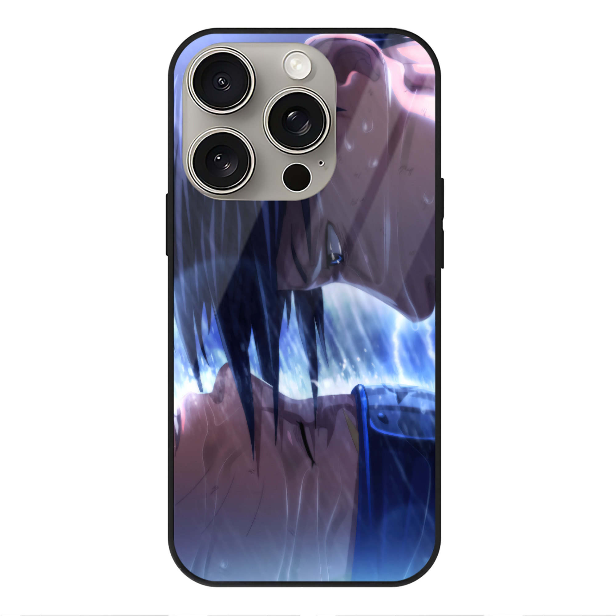 （画像用） NARUTO -ナルト- NARUTO -ナルト- 疾風伝 【iPhone15Pro対応】スマホケース 耐衝撃＆黄変防止 背面ガラス