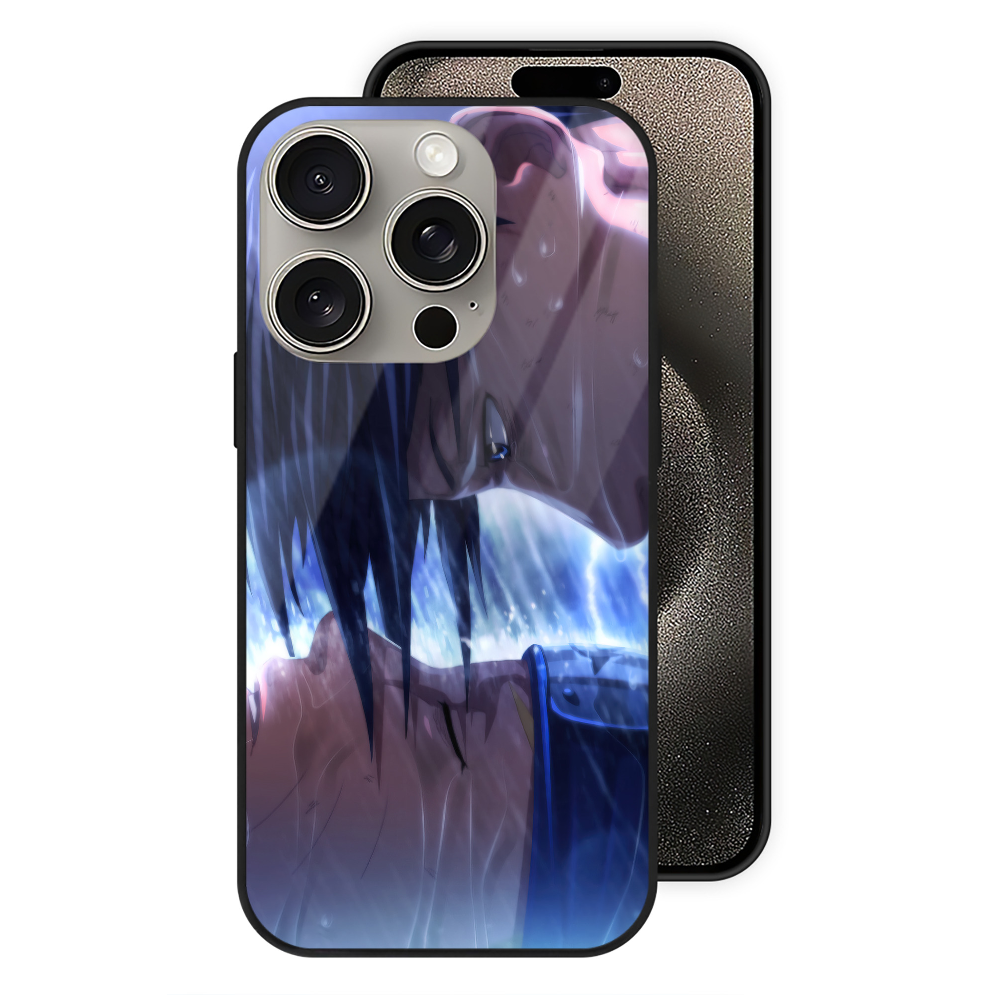 （画像用） NARUTO -ナルト- NARUTO -ナルト- 疾風伝 【iPhone15Pro対応】スマホケース 耐衝撃＆黄変防止 背面ガラス