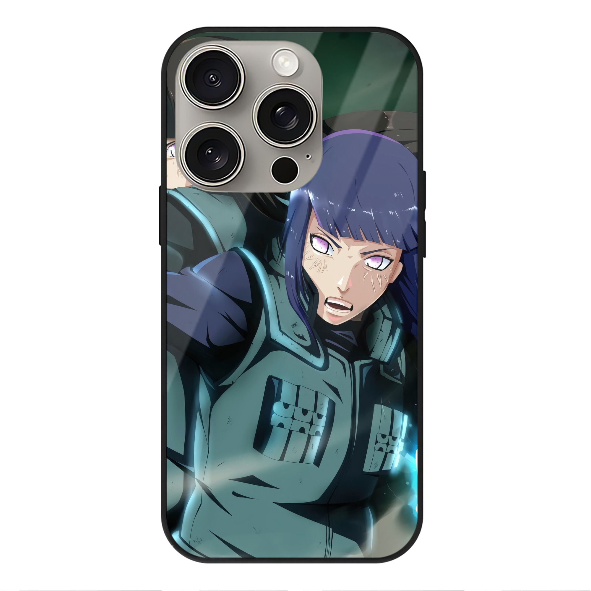 （画像用） NARUTO -ナルト- NARUTO -ナルト- 疾風伝 【iPhone15Pro対応】スマホケース 耐衝撃＆黄変防止 背面ガラス