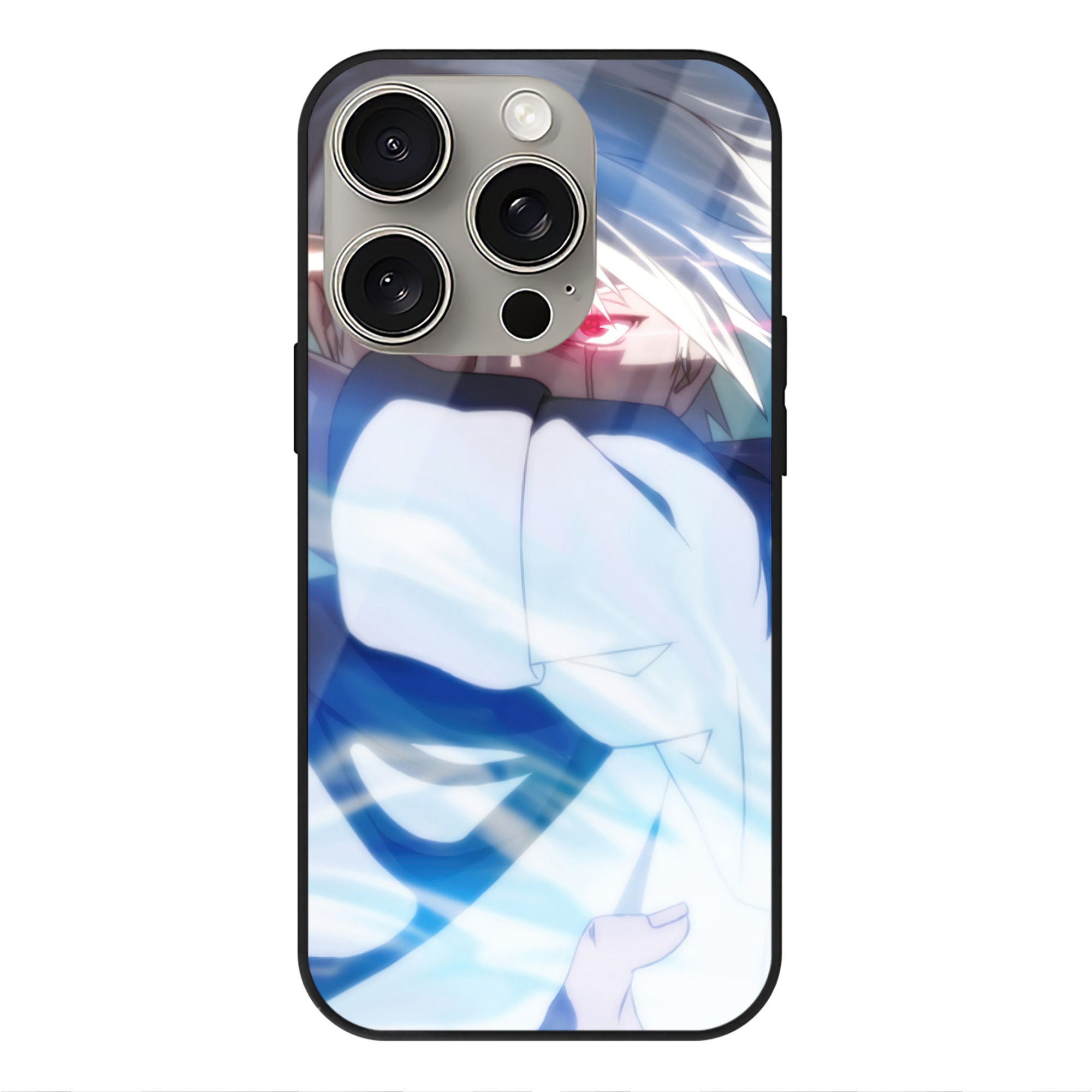 （画像用） NARUTO -ナルト- NARUTO -ナルト- 疾風伝 【iPhone15Pro対応】スマホケース 耐衝撃＆黄変防止 背面ガラス