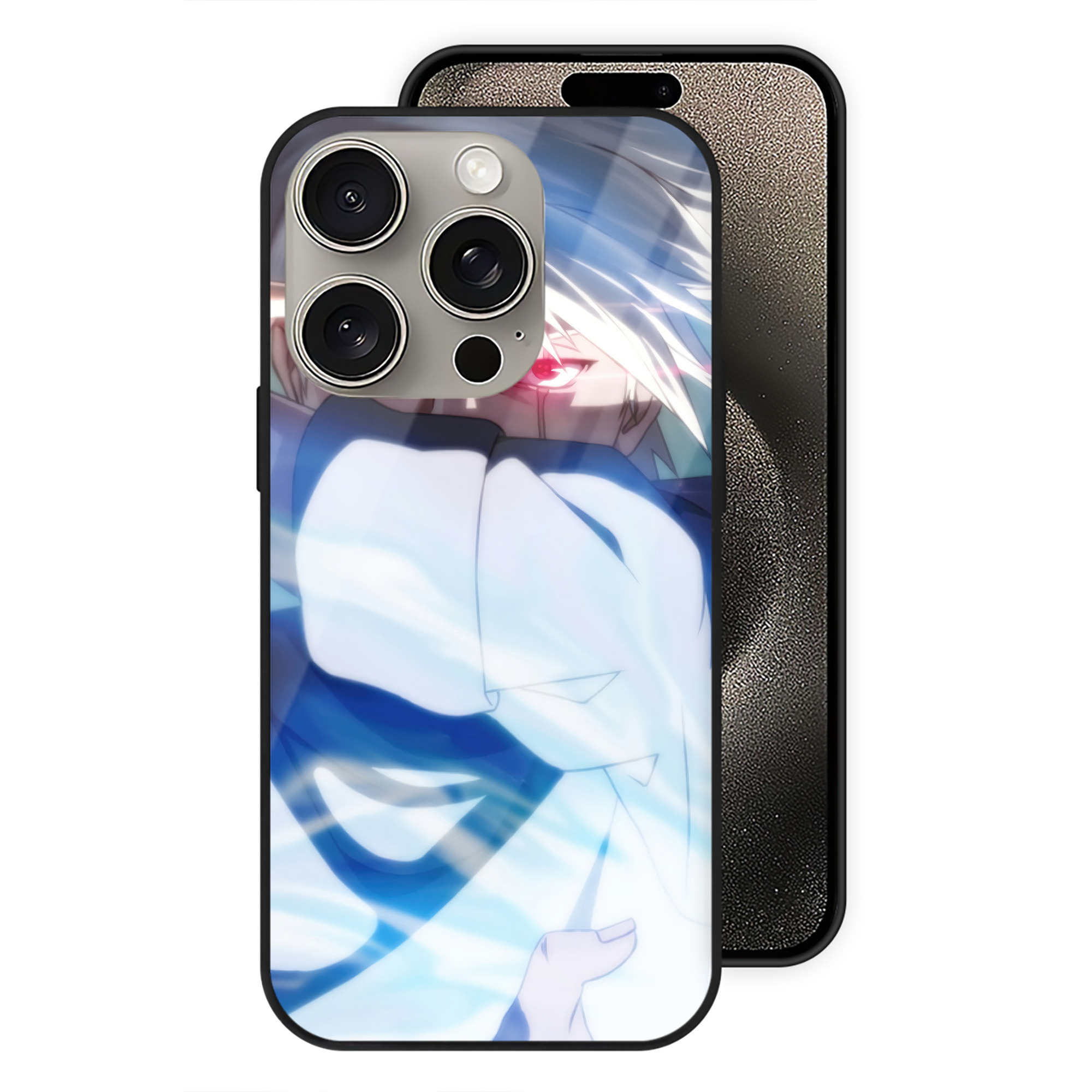 （画像用） NARUTO -ナルト- NARUTO -ナルト- 疾風伝 【iPhone15Pro対応】スマホケース 耐衝撃＆黄変防止 背面ガラス