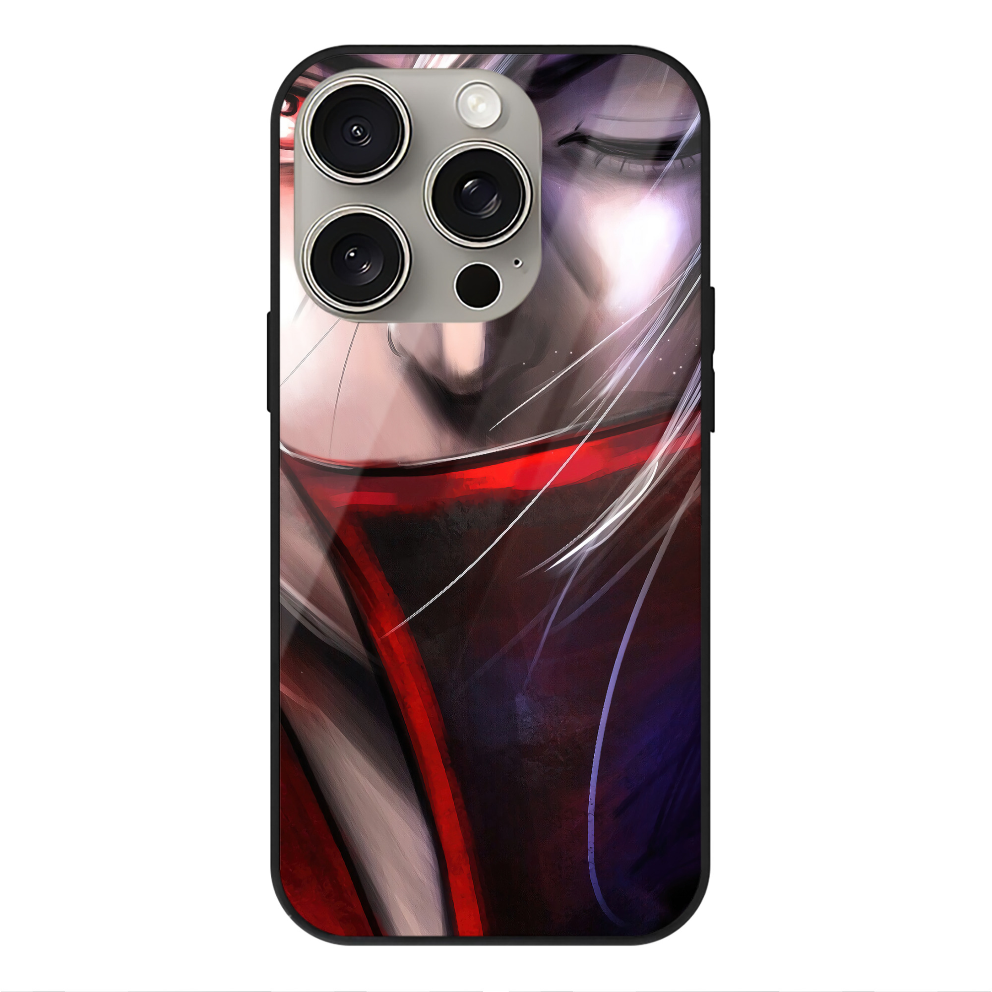（画像用） NARUTO -ナルト- NARUTO -ナルト- 疾風伝 【iPhone15Pro対応】スマホケース 耐衝撃＆黄変防止 背面ガラス