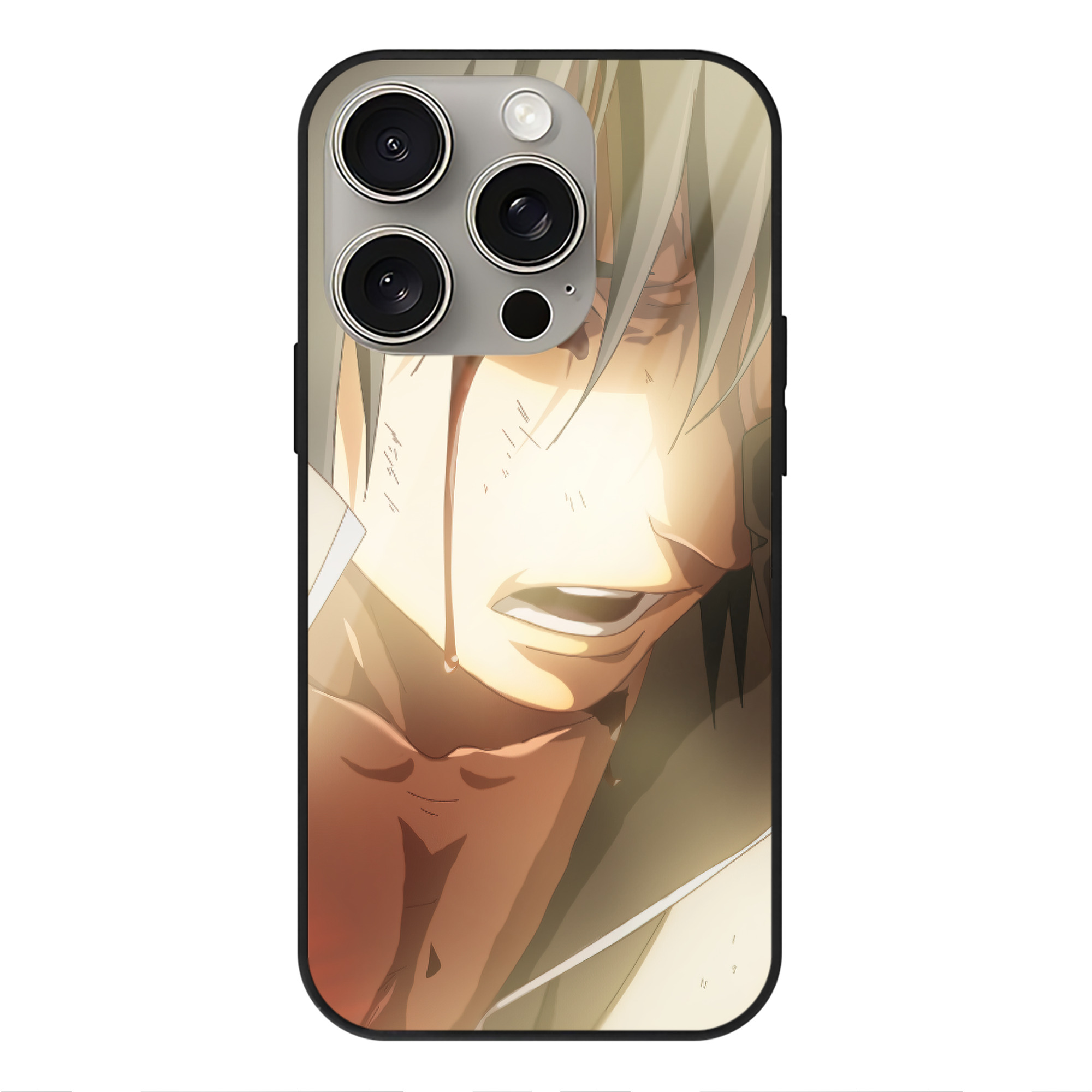 （画像用） NARUTO -ナルト- NARUTO -ナルト- 疾風伝 【iPhone15Pro対応】スマホケース 耐衝撃＆黄変防止 背面ガラス