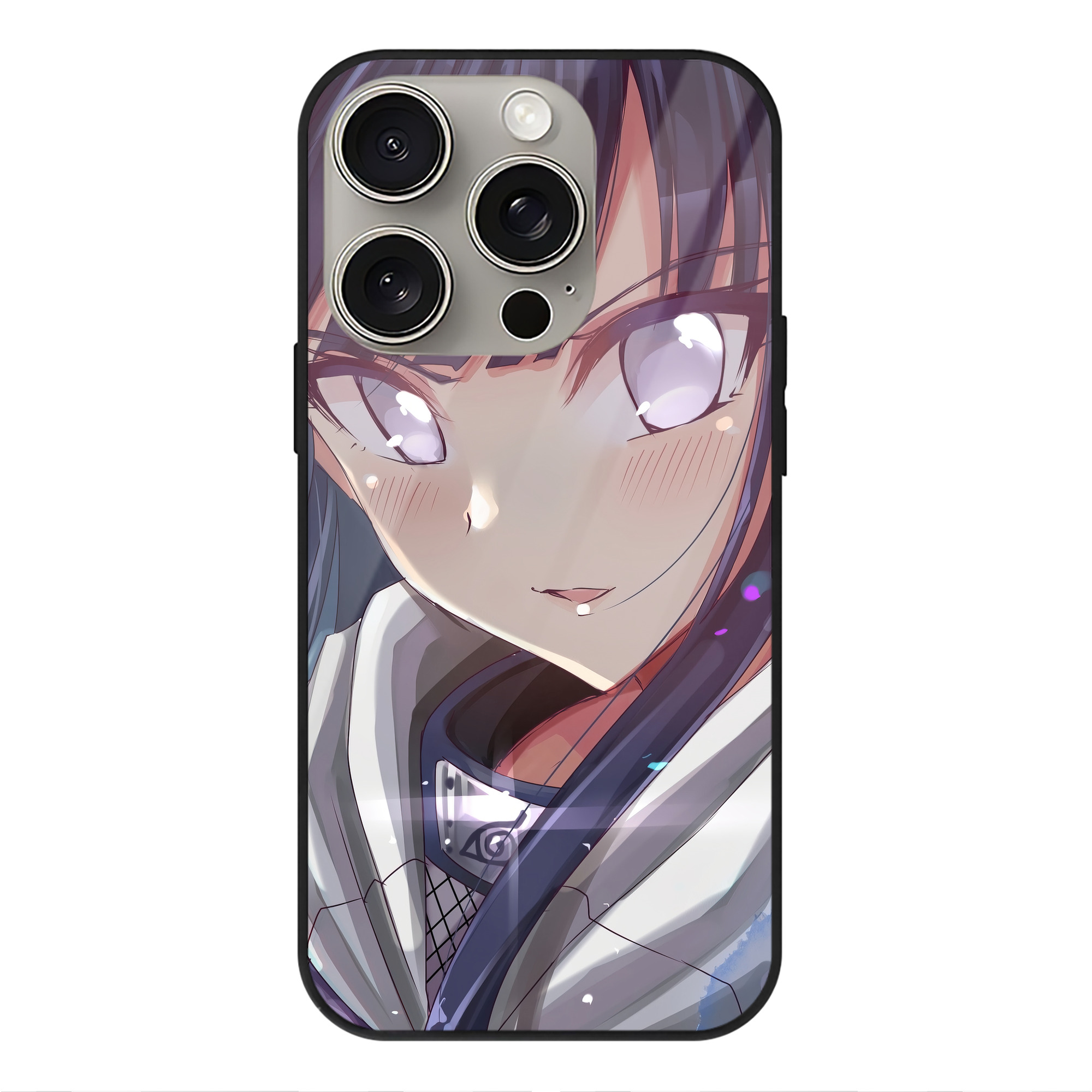 （画像用） NARUTO -ナルト- NARUTO -ナルト- 疾風伝 【iPhone15Pro対応】スマホケース 耐衝撃＆黄変防止 背面ガラス