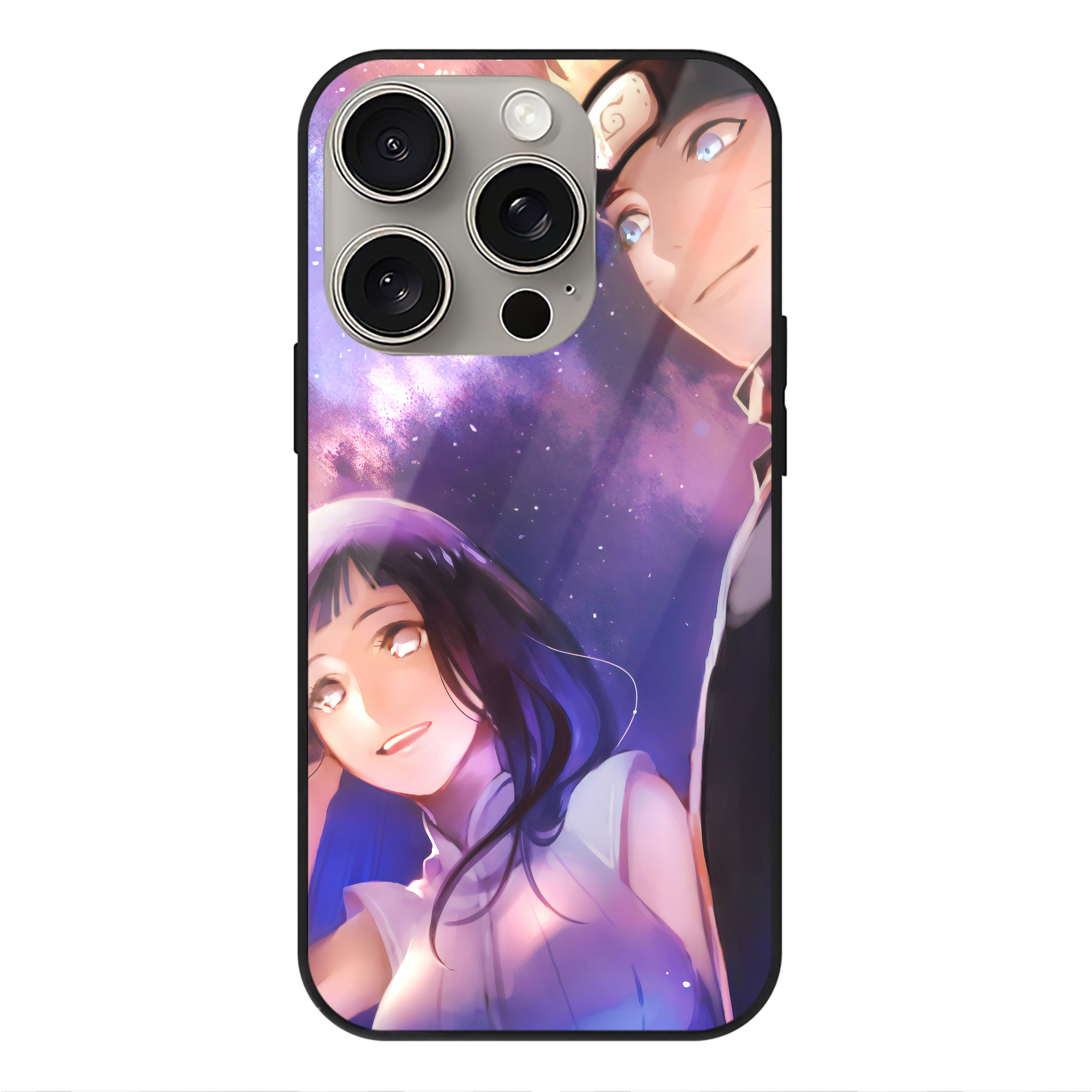 （画像用） NARUTO -ナルト- NARUTO -ナルト- 疾風伝 【iPhone15Pro対応】スマホケース 耐衝撃＆黄変防止 背面ガラス