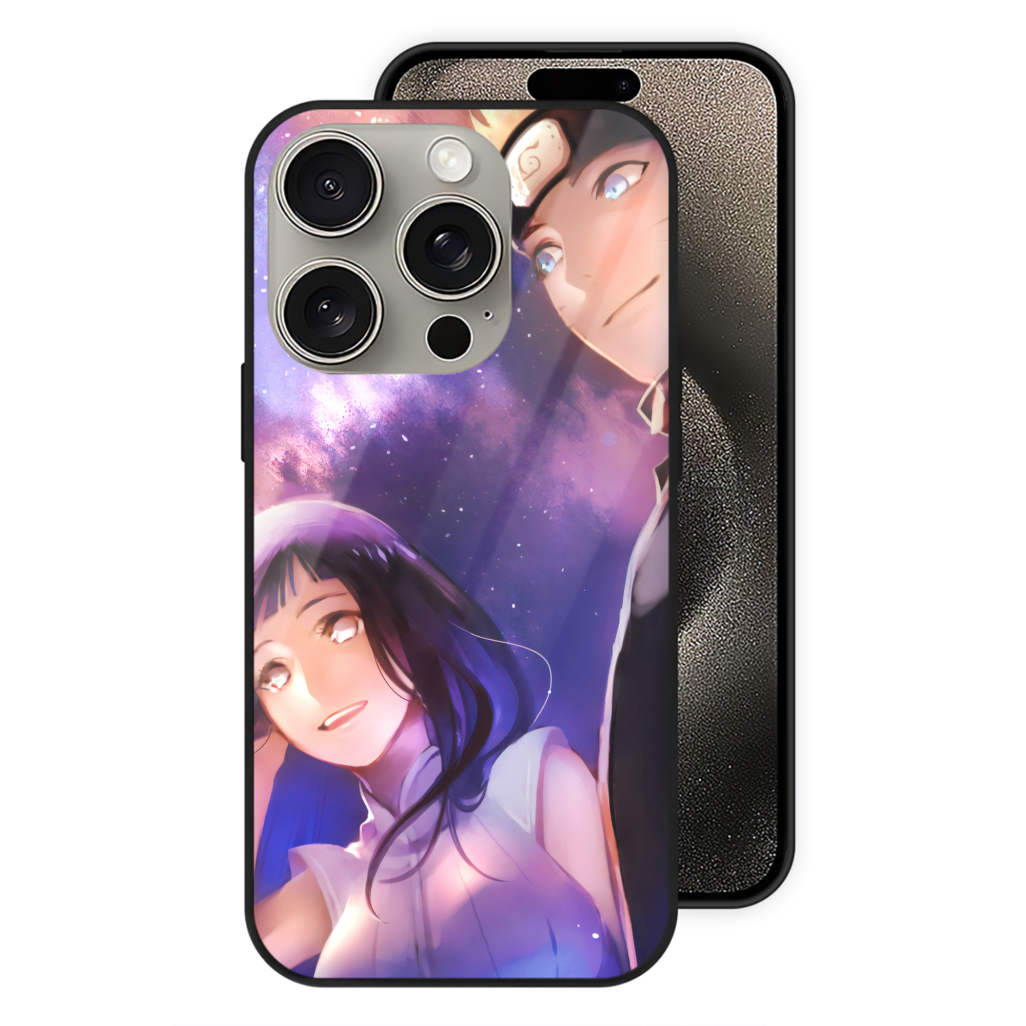（画像用） NARUTO -ナルト- NARUTO -ナルト- 疾風伝 【iPhone15Pro対応】スマホケース 耐衝撃＆黄変防止 背面ガラス