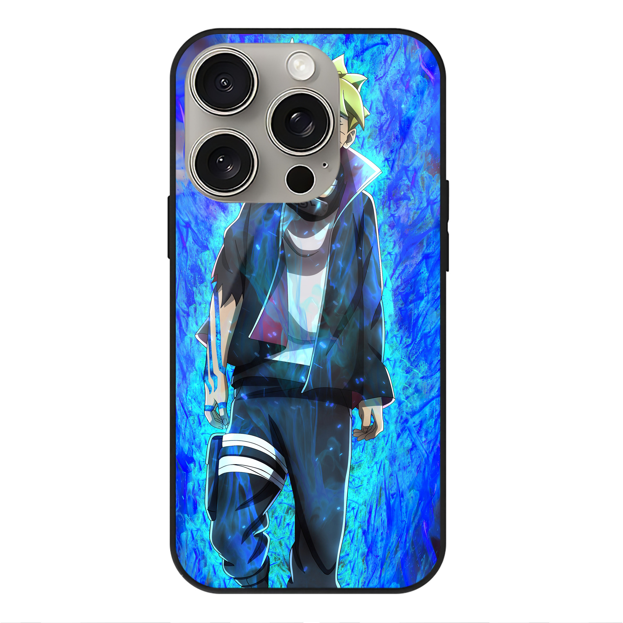 （画像用） NARUTO -ナルト- NARUTO -ナルト- 疾風伝 【iPhone15Pro対応】スマホケース 耐衝撃＆黄変防止 背面ガラス