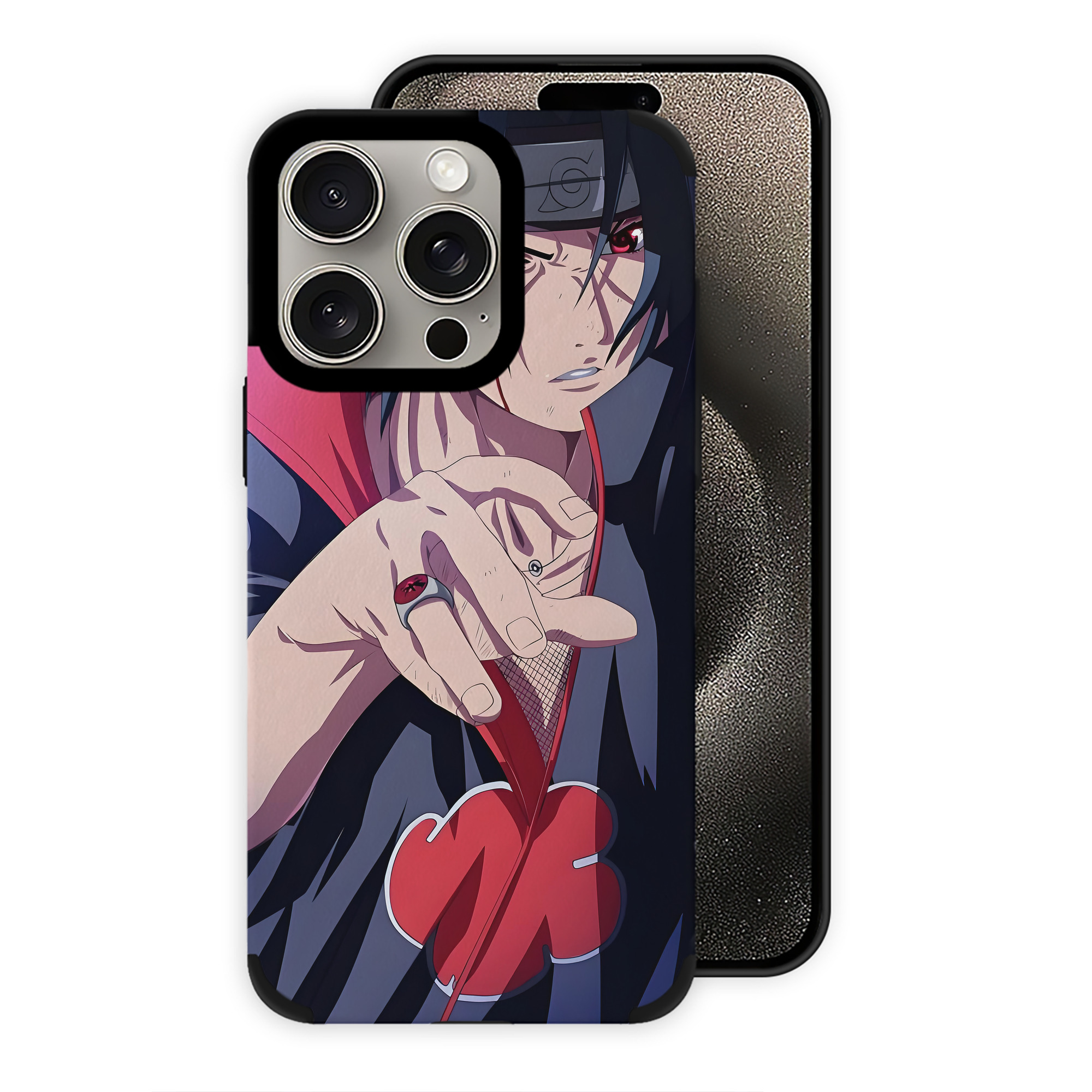 （画像用） NARUTO -ナルト- NARUTO -ナルト- 疾風伝 【iPhone15ProMax対応】 PUレザー スマホケース 耐衝撃＆黄変防止