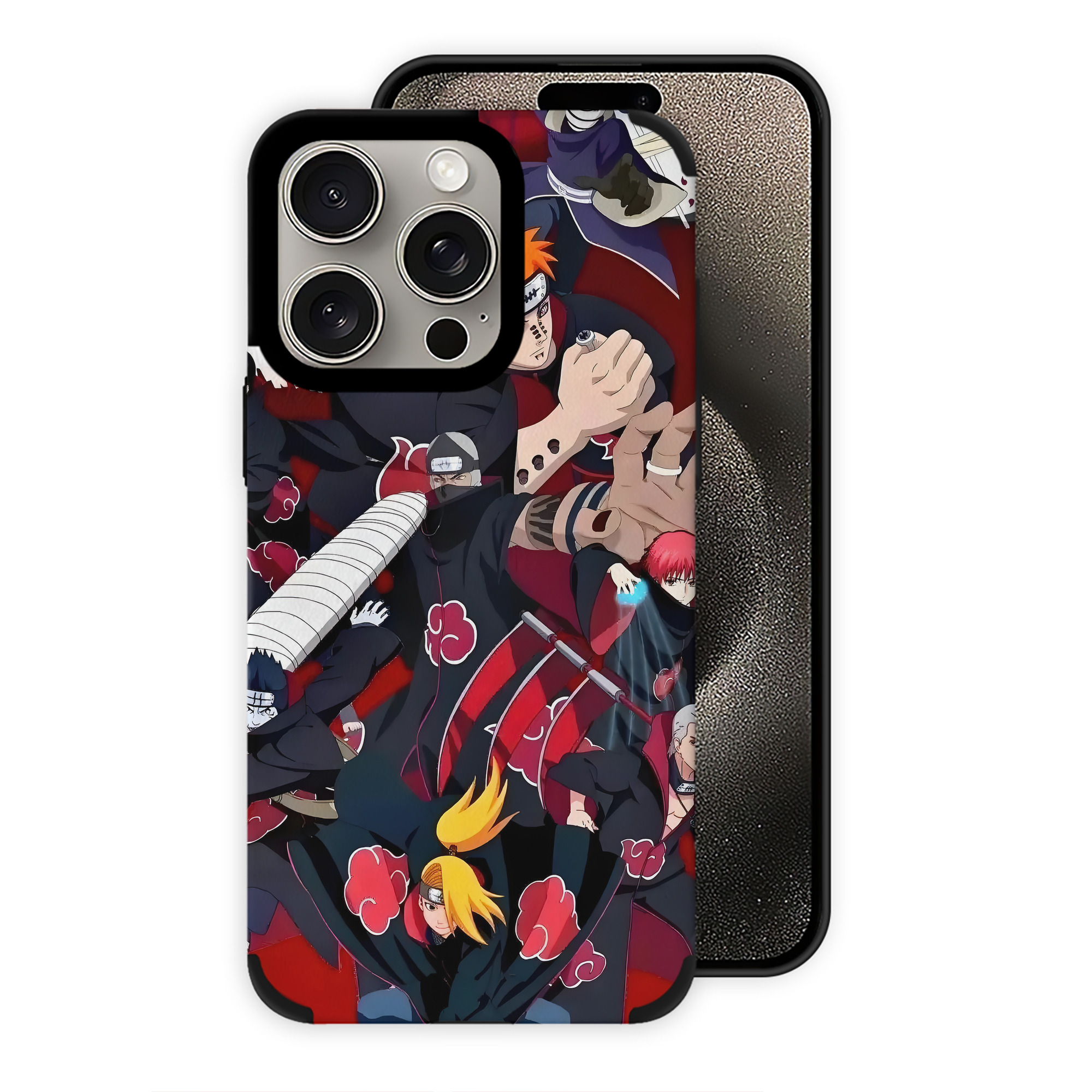 （画像用） NARUTO -ナルト- NARUTO -ナルト- 疾風伝 【iPhone15ProMax対応】 PUレザー スマホケース 耐衝撃＆黄変防止