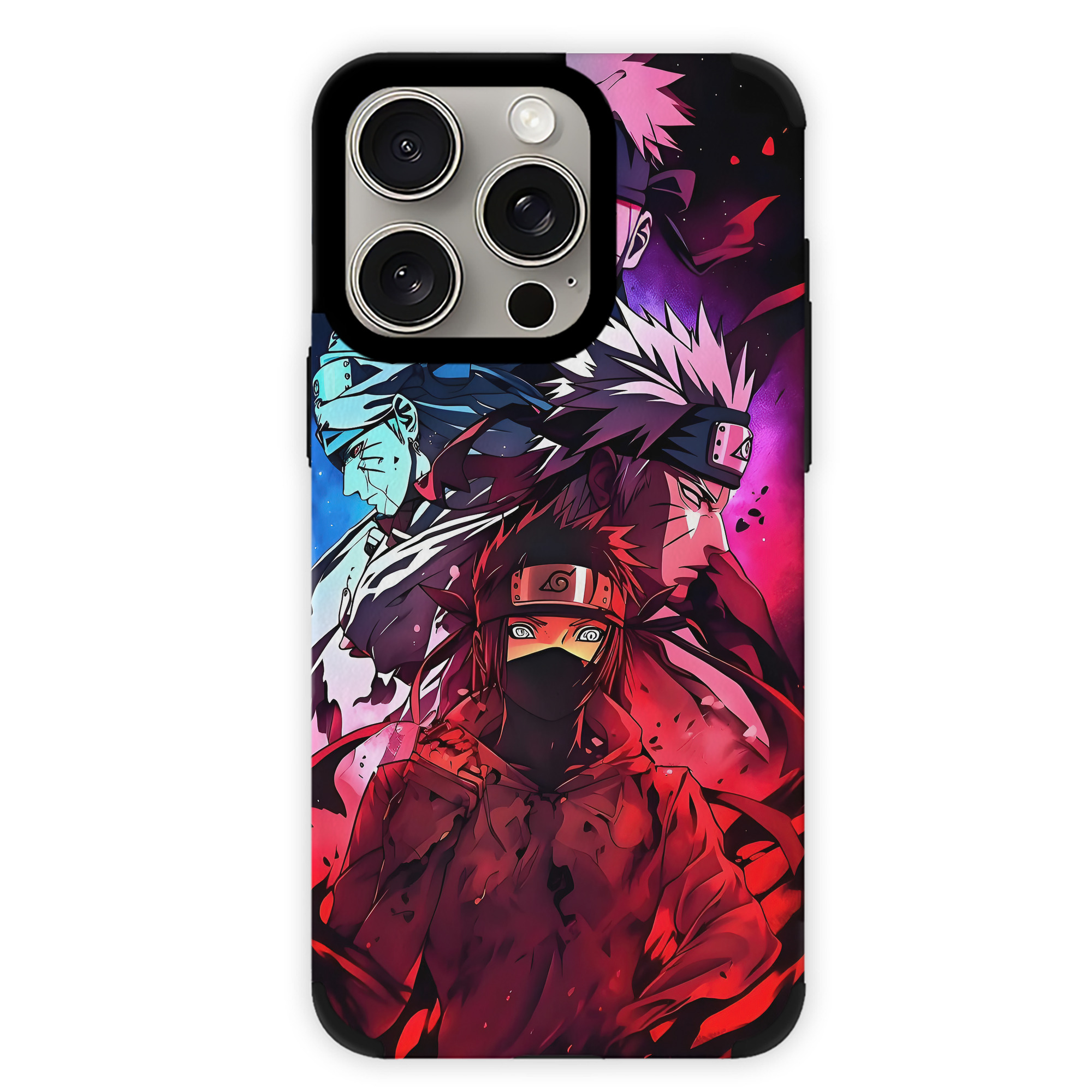 （画像用） NARUTO -ナルト- NARUTO -ナルト- 疾風伝 【iPhone15ProMax対応】 PUレザー スマホケース 耐衝撃＆黄変防止