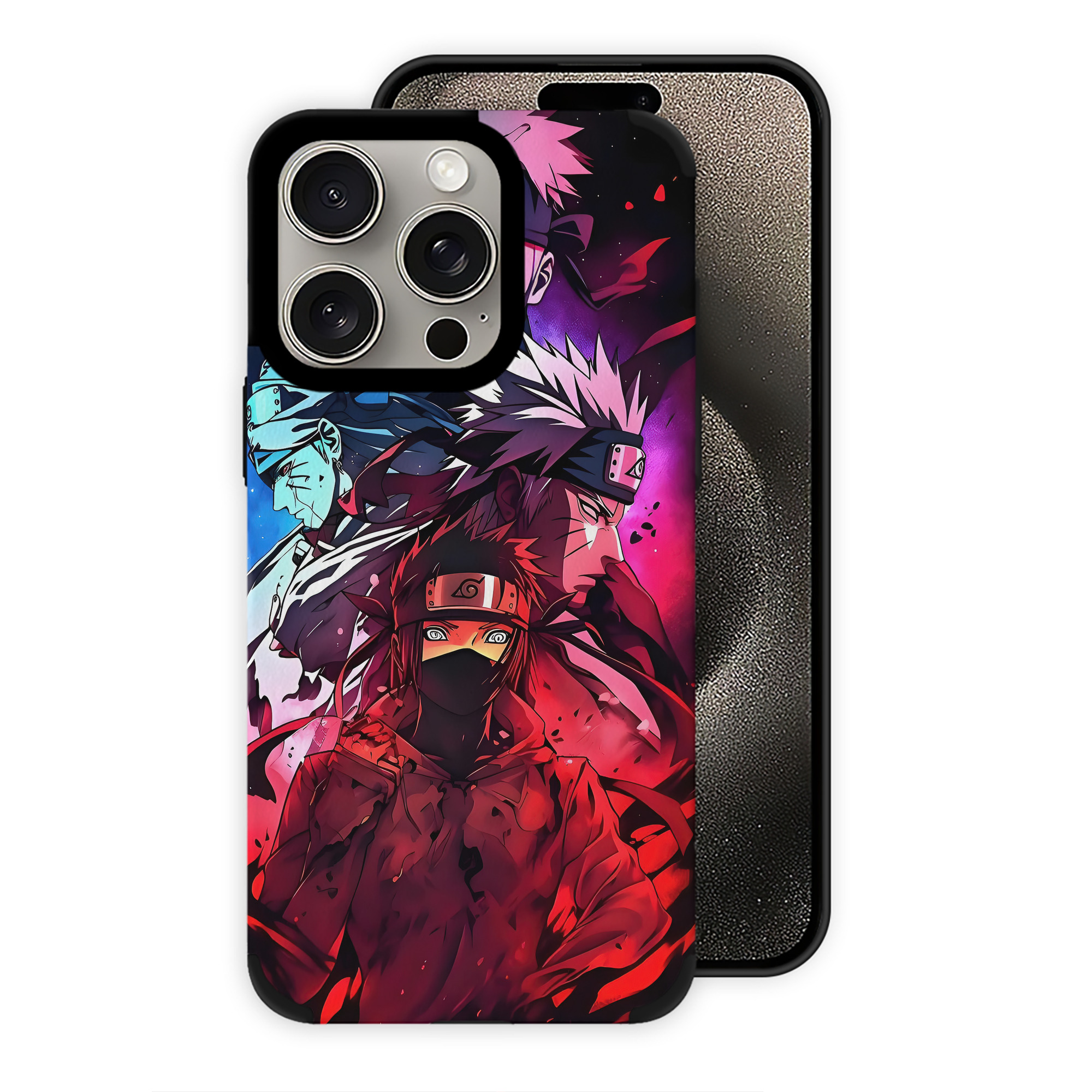 （画像用） NARUTO -ナルト- NARUTO -ナルト- 疾風伝 【iPhone15ProMax対応】 PUレザー スマホケース 耐衝撃＆黄変防止