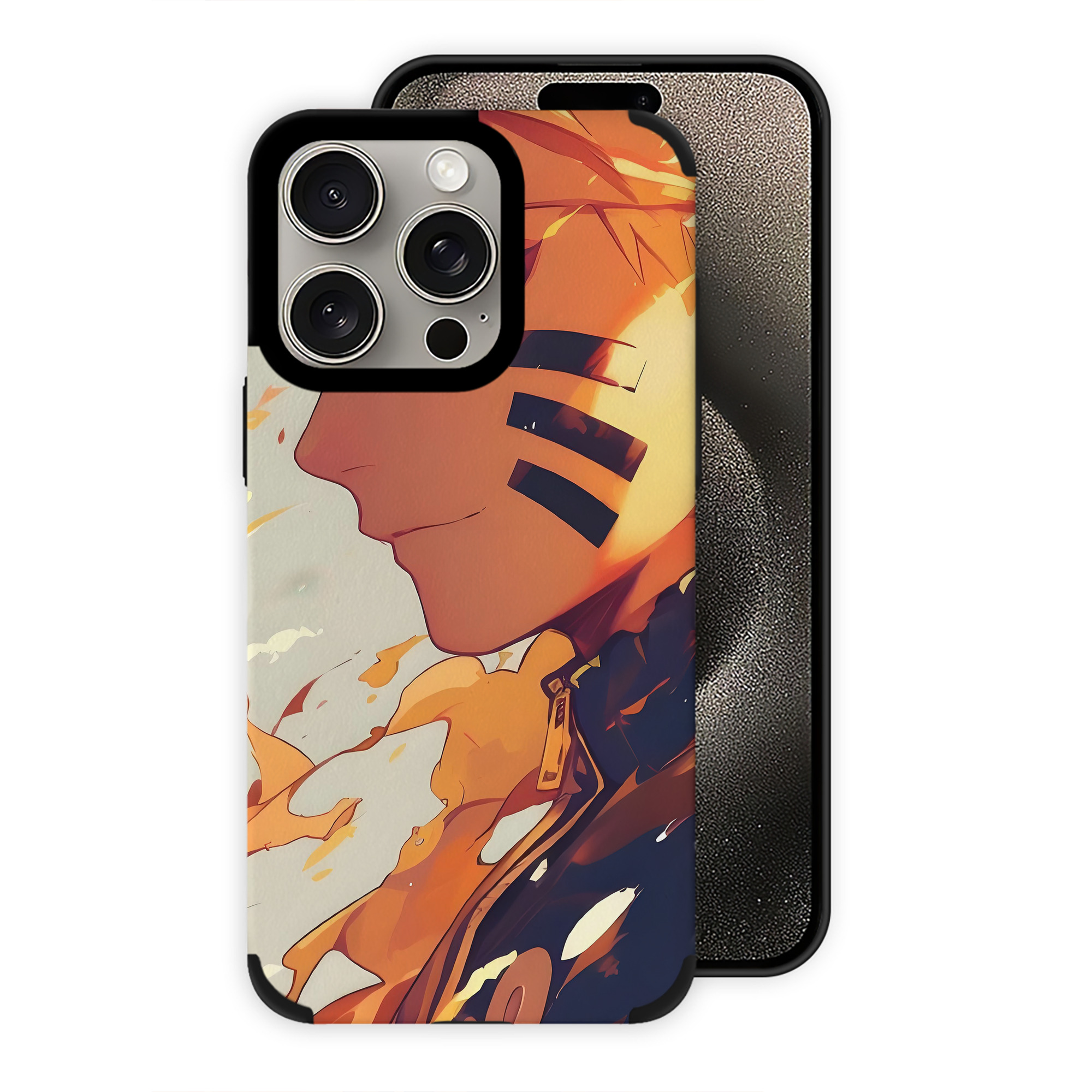 （画像用） NARUTO -ナルト- NARUTO -ナルト- 疾風伝 【iPhone15ProMax対応】 PUレザー スマホケース 耐衝撃＆黄変防止