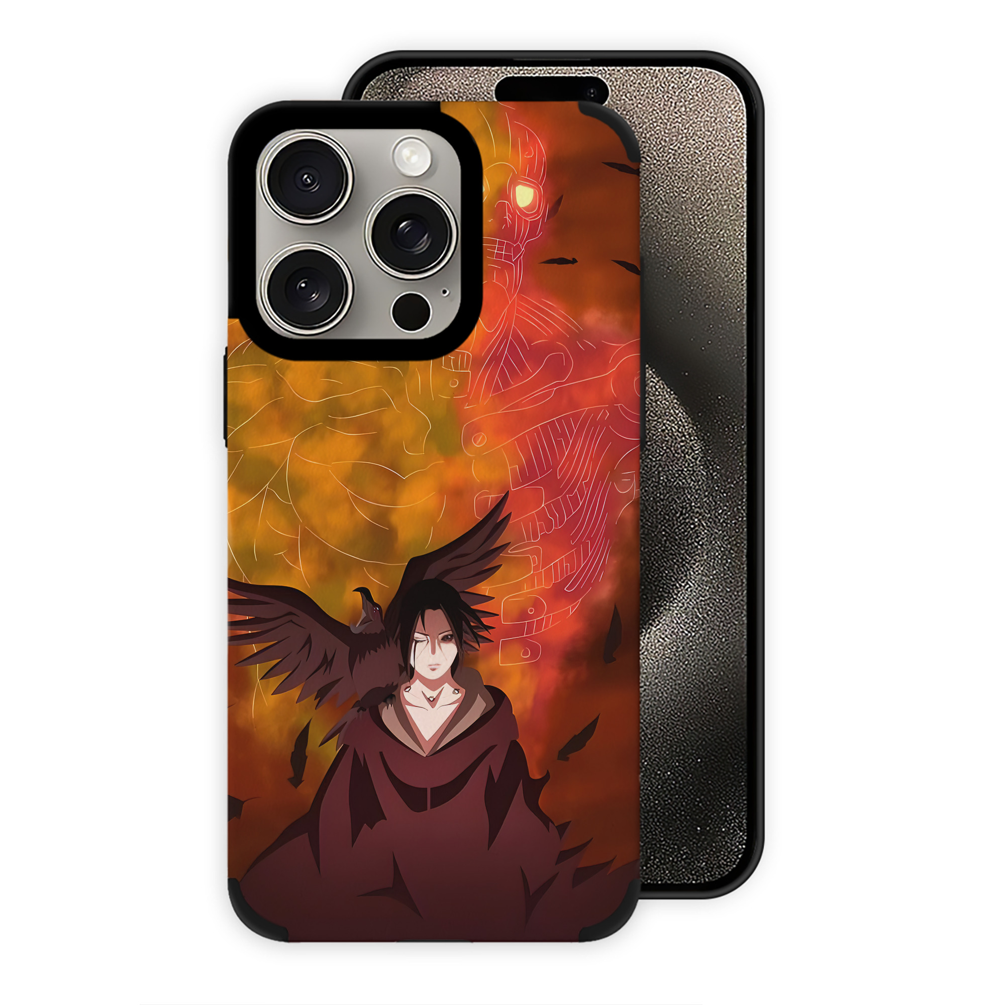 （画像用） NARUTO -ナルト- NARUTO -ナルト- 疾風伝 【iPhone15ProMax対応】 PUレザー スマホケース 耐衝撃＆黄変防止