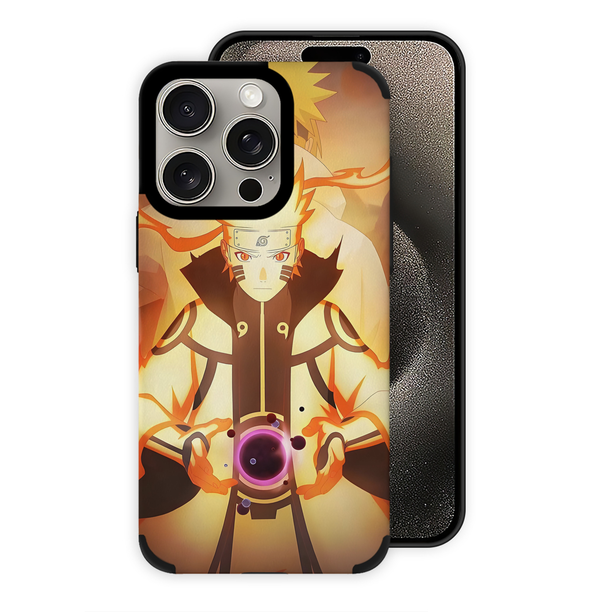 （画像用） NARUTO -ナルト- NARUTO -ナルト- 疾風伝 【iPhone15ProMax対応】 PUレザー スマホケース 耐衝撃＆黄変防止