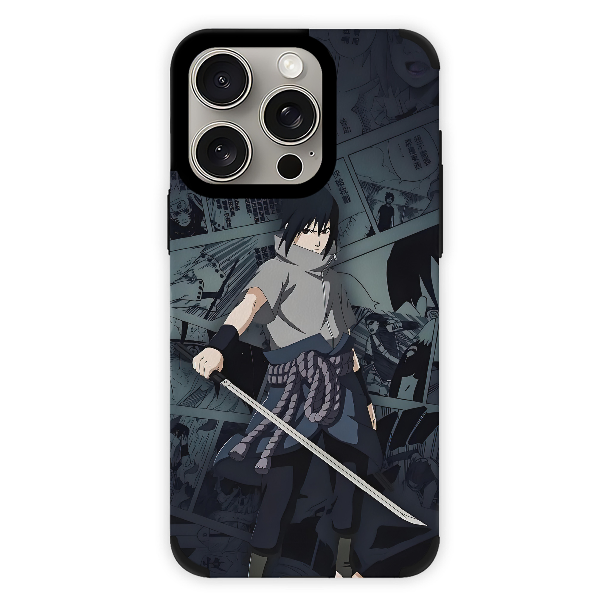 （画像用） NARUTO -ナルト- NARUTO -ナルト- 疾風伝 【iPhone15ProMax対応】 PUレザー スマホケース 耐衝撃＆黄変防止