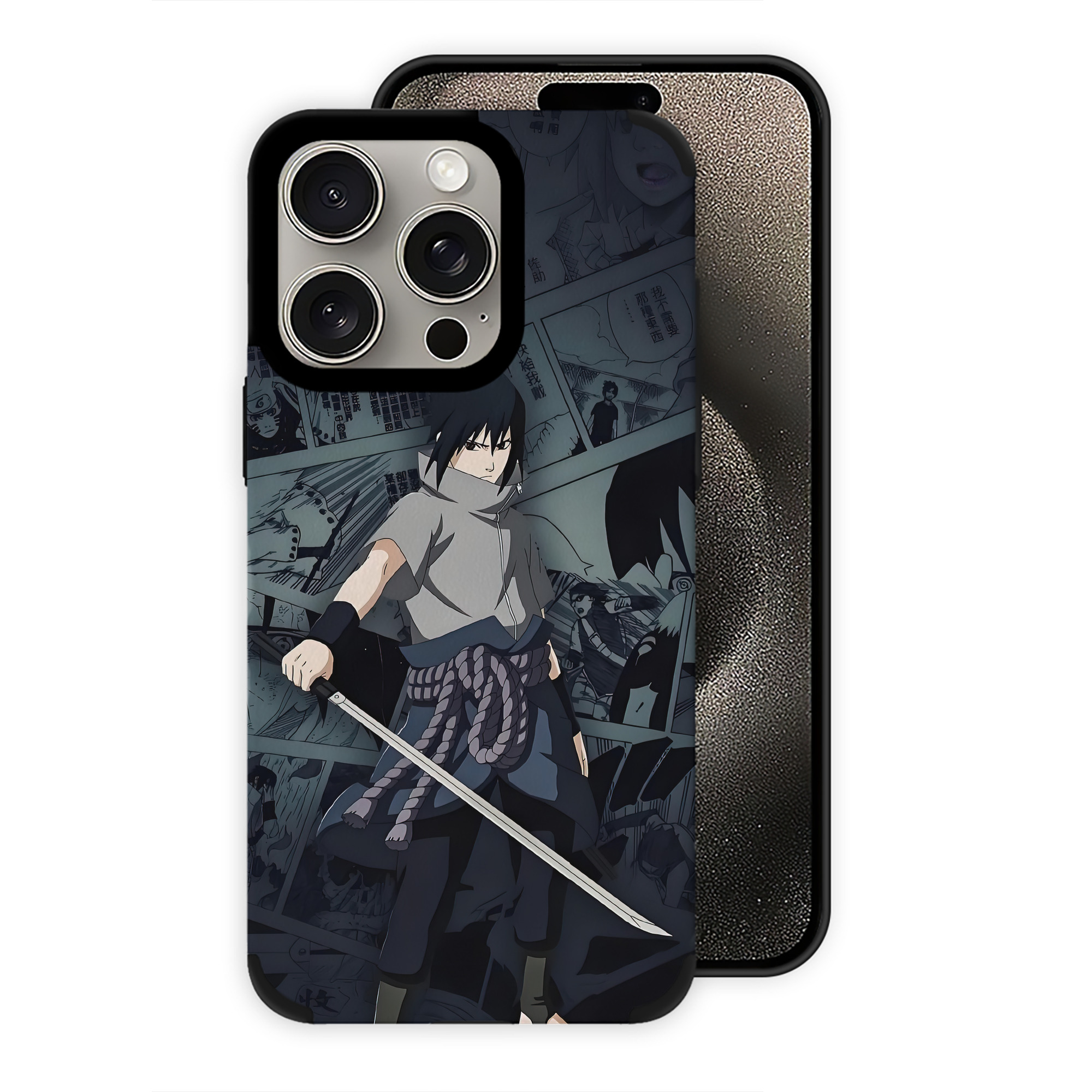 （画像用） NARUTO -ナルト- NARUTO -ナルト- 疾風伝 【iPhone15ProMax対応】 PUレザー スマホケース 耐衝撃＆黄変防止