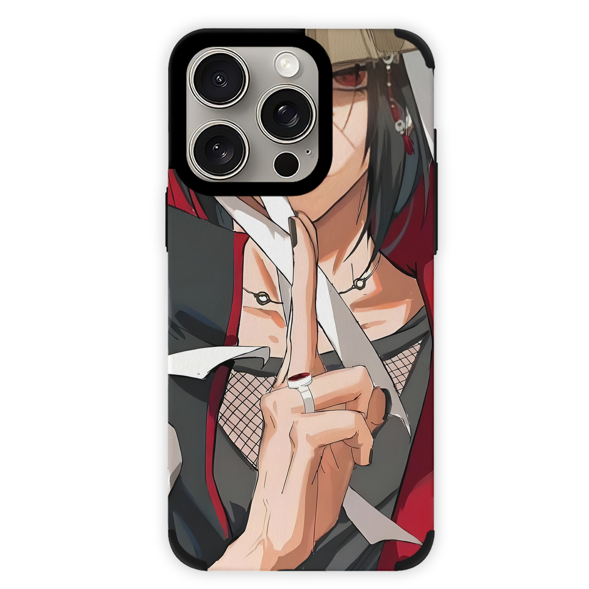 （画像用） NARUTO -ナルト- NARUTO -ナルト- 疾風伝 【iPhone15ProMax対応】 PUレザー スマホケース 耐衝撃＆黄変防止