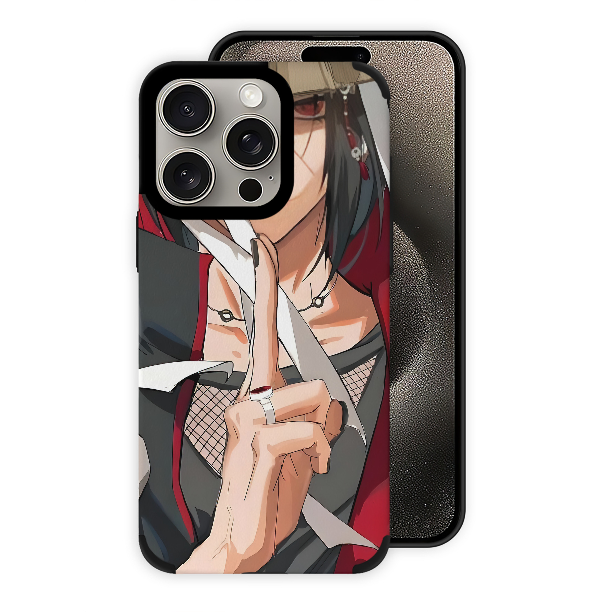 （画像用） NARUTO -ナルト- NARUTO -ナルト- 疾風伝 【iPhone15ProMax対応】 PUレザー スマホケース 耐衝撃＆黄変防止