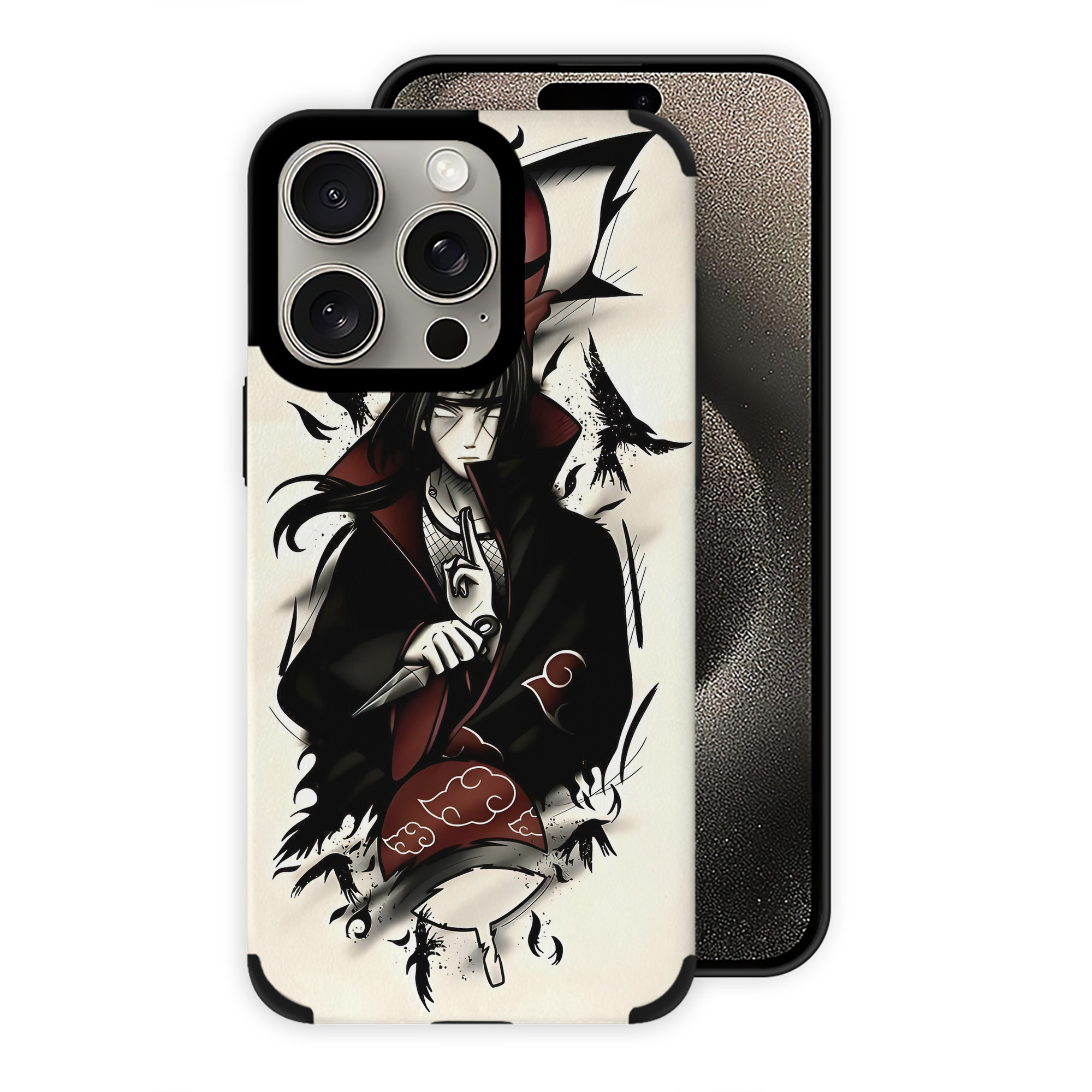 （画像用） NARUTO -ナルト- NARUTO -ナルト- 疾風伝 【iPhone15ProMax対応】 PUレザー スマホケース 耐衝撃＆黄変防止