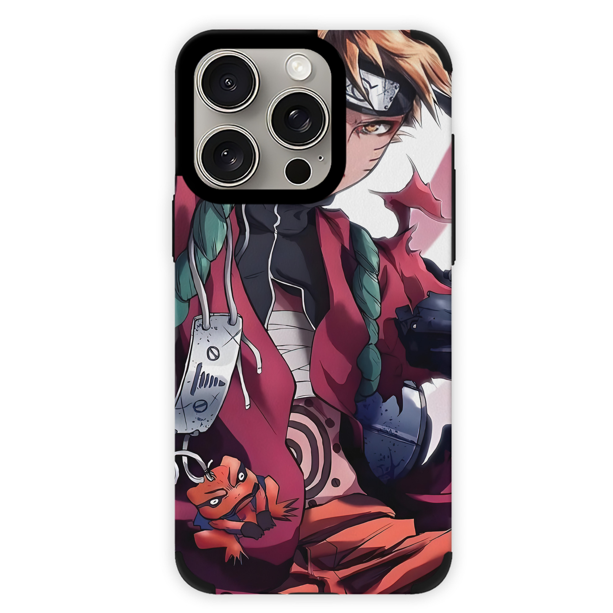 （画像用） NARUTO -ナルト- NARUTO -ナルト- 疾風伝 【iPhone15ProMax対応】 PUレザー スマホケース 耐衝撃＆黄変防止