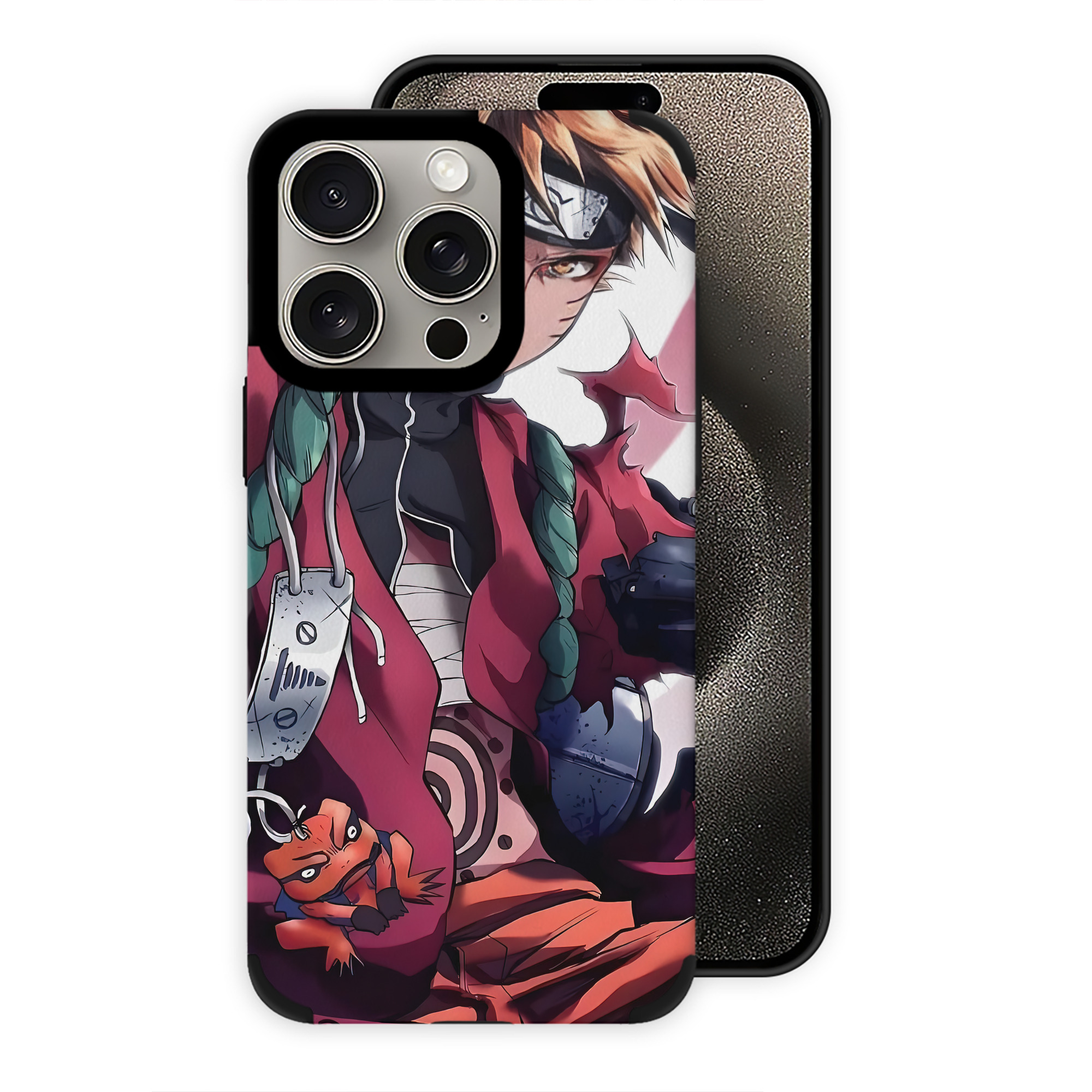 （画像用） NARUTO -ナルト- NARUTO -ナルト- 疾風伝 【iPhone15ProMax対応】 PUレザー スマホケース 耐衝撃＆黄変防止