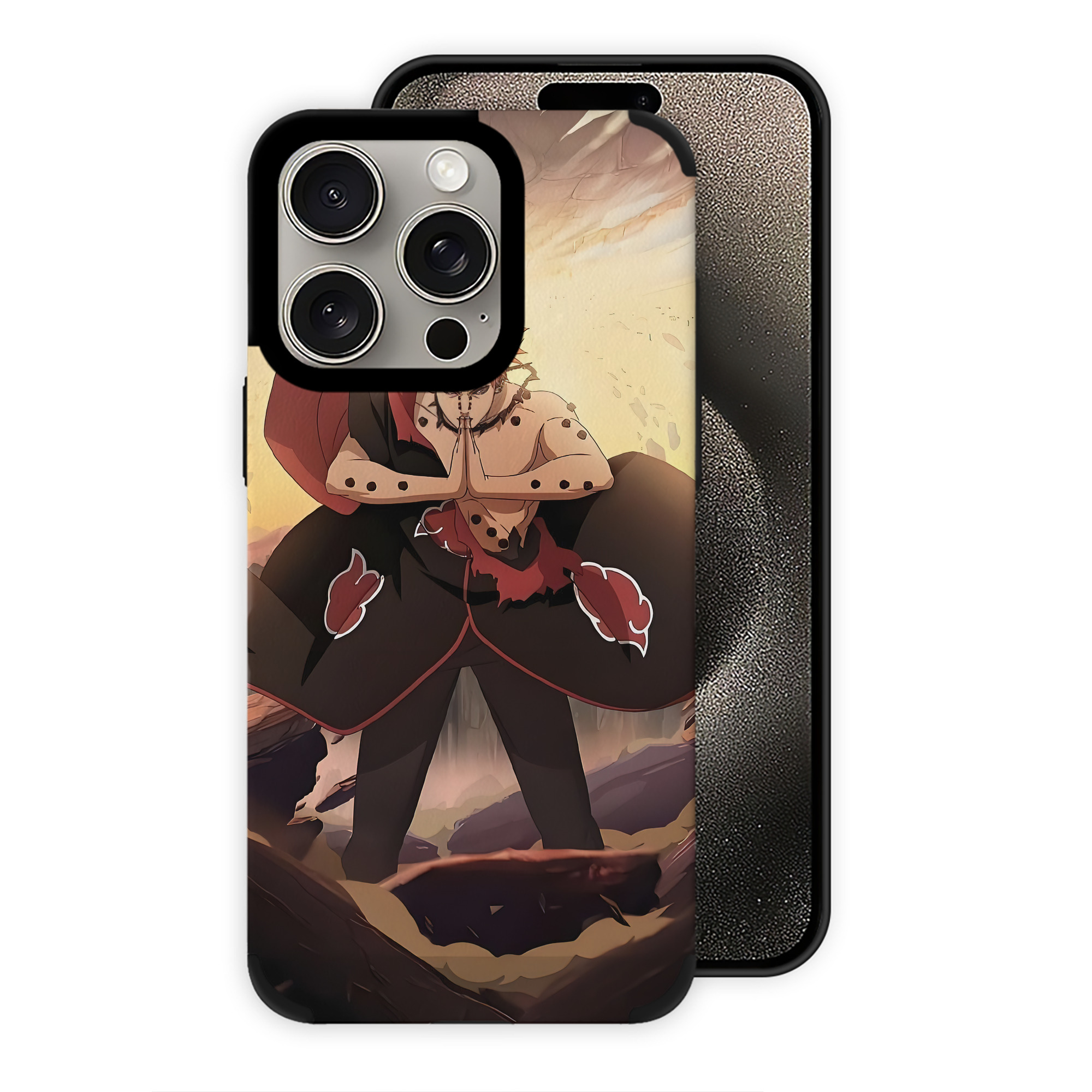 （画像用） NARUTO -ナルト- NARUTO -ナルト- 疾風伝 【iPhone15ProMax対応】 PUレザー スマホケース 耐衝撃＆黄変防止