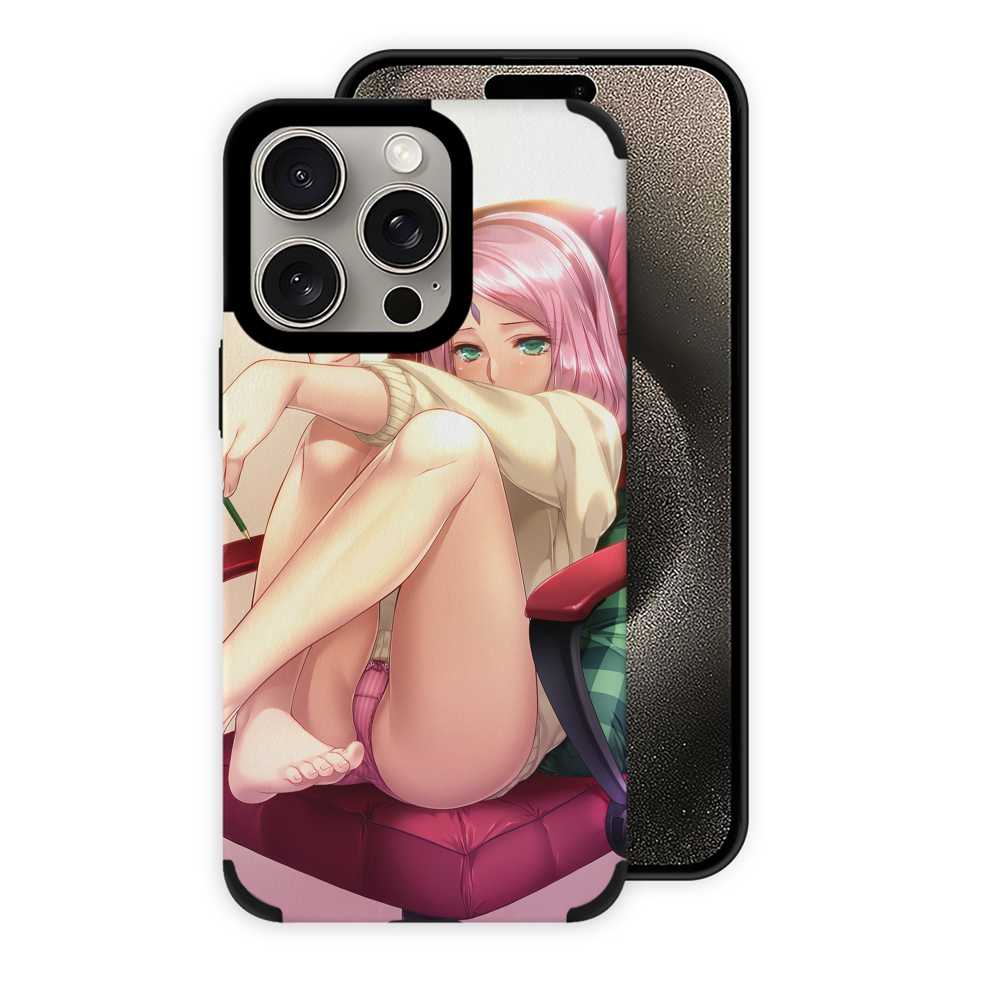 （画像用） NARUTO -ナルト- NARUTO -ナルト- 疾風伝 【iPhone15ProMax対応】 PUレザー スマホケース 耐衝撃＆黄変防止