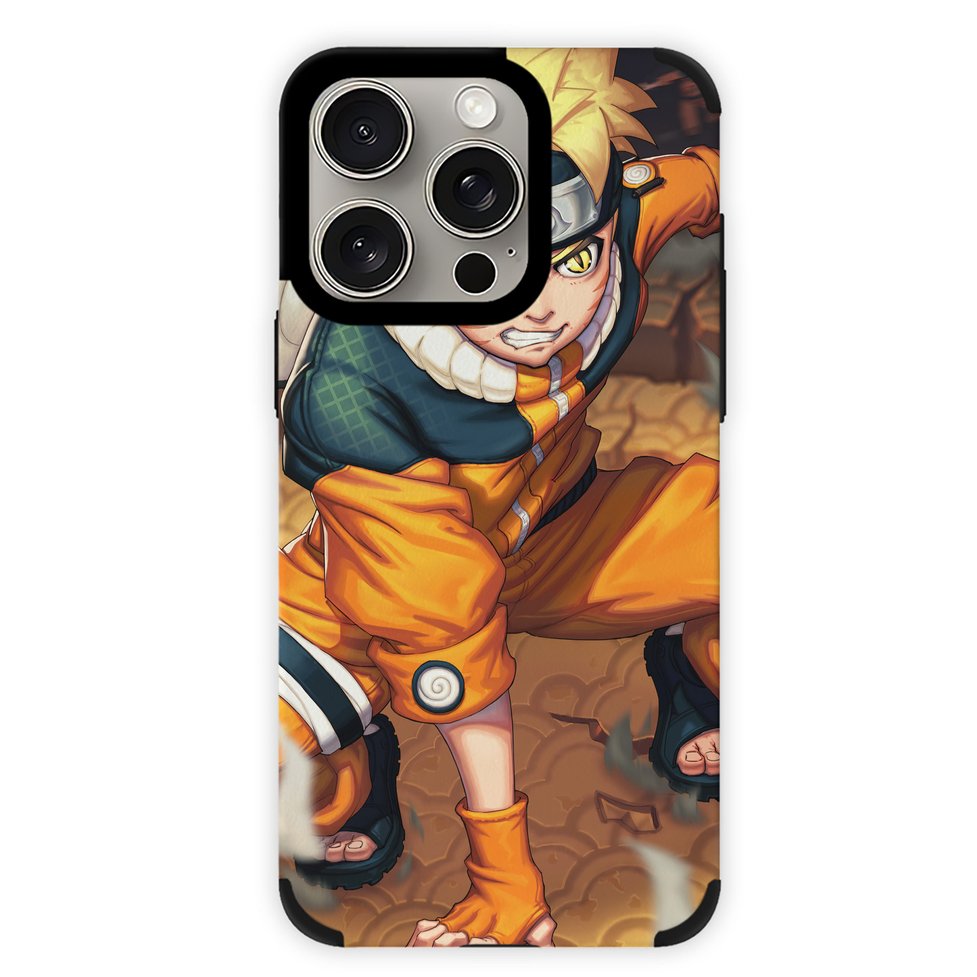 （画像用） NARUTO -ナルト- NARUTO -ナルト- 疾風伝 【iPhone15ProMax対応】 PUレザー スマホケース 耐衝撃＆黄変防止