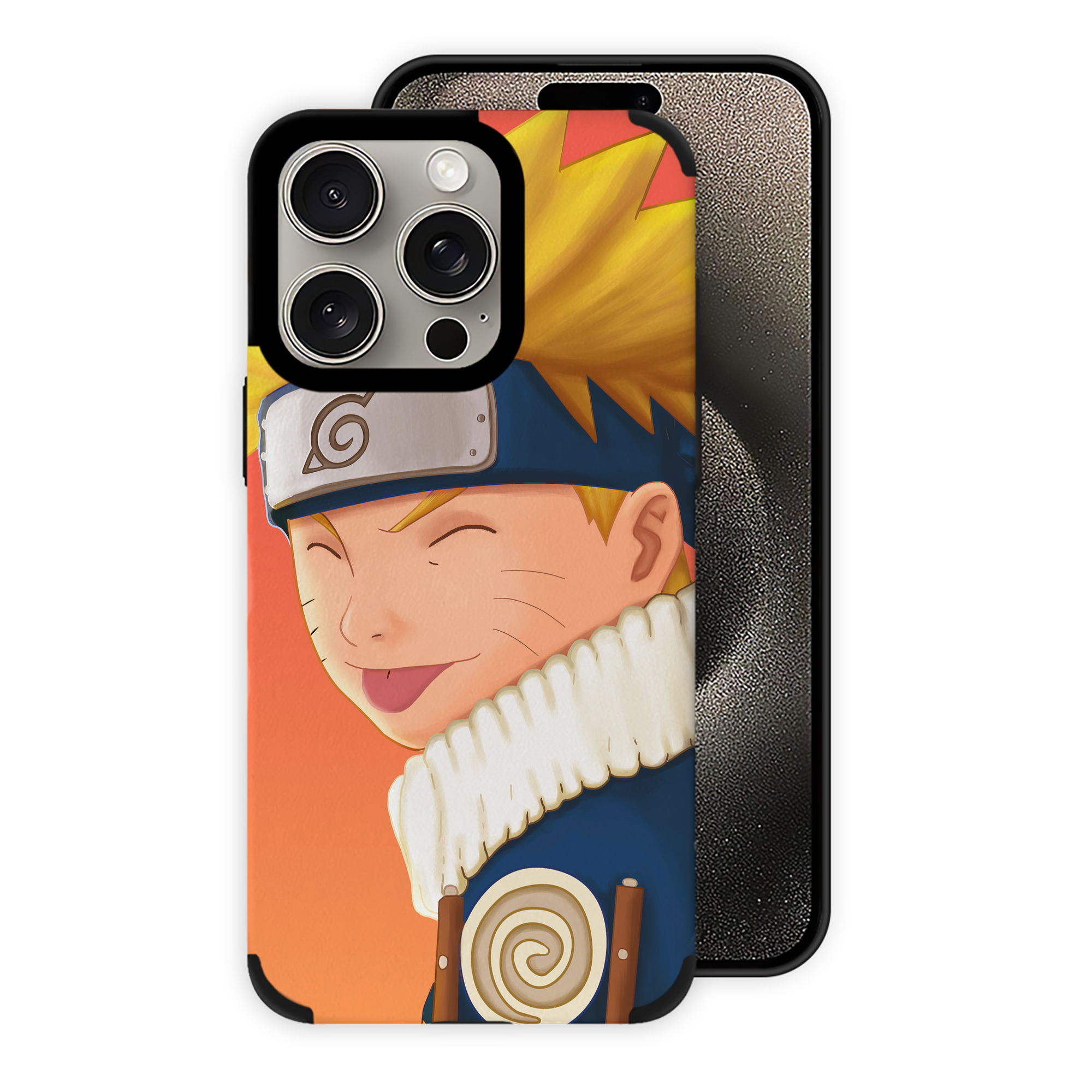 （画像用） NARUTO -ナルト- NARUTO -ナルト- 疾風伝 【iPhone15ProMax対応】 PUレザー スマホケース 耐衝撃＆黄変防止