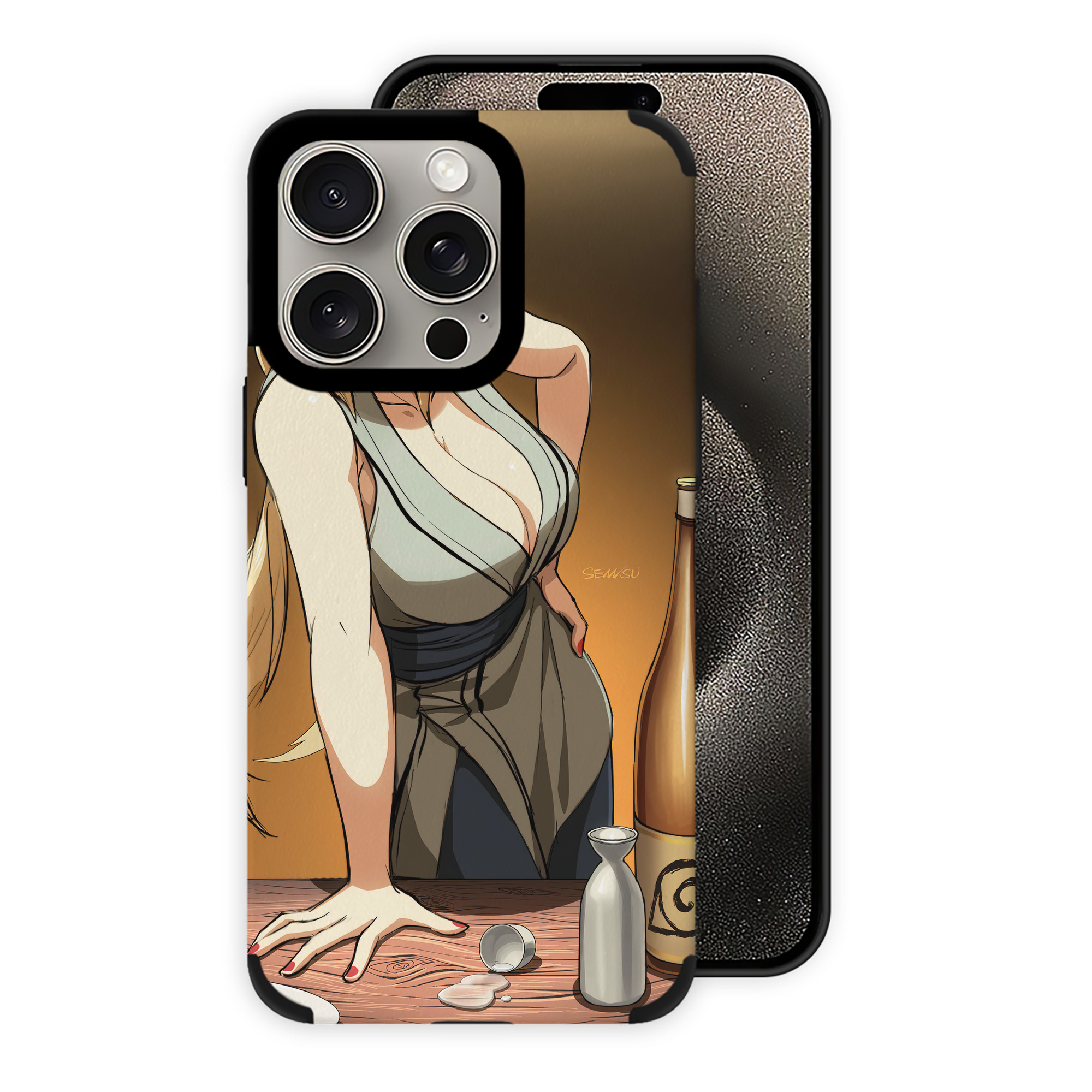 （画像用） NARUTO -ナルト- NARUTO -ナルト- 疾風伝 【iPhone15ProMax対応】 PUレザー スマホケース 耐衝撃＆黄変防止