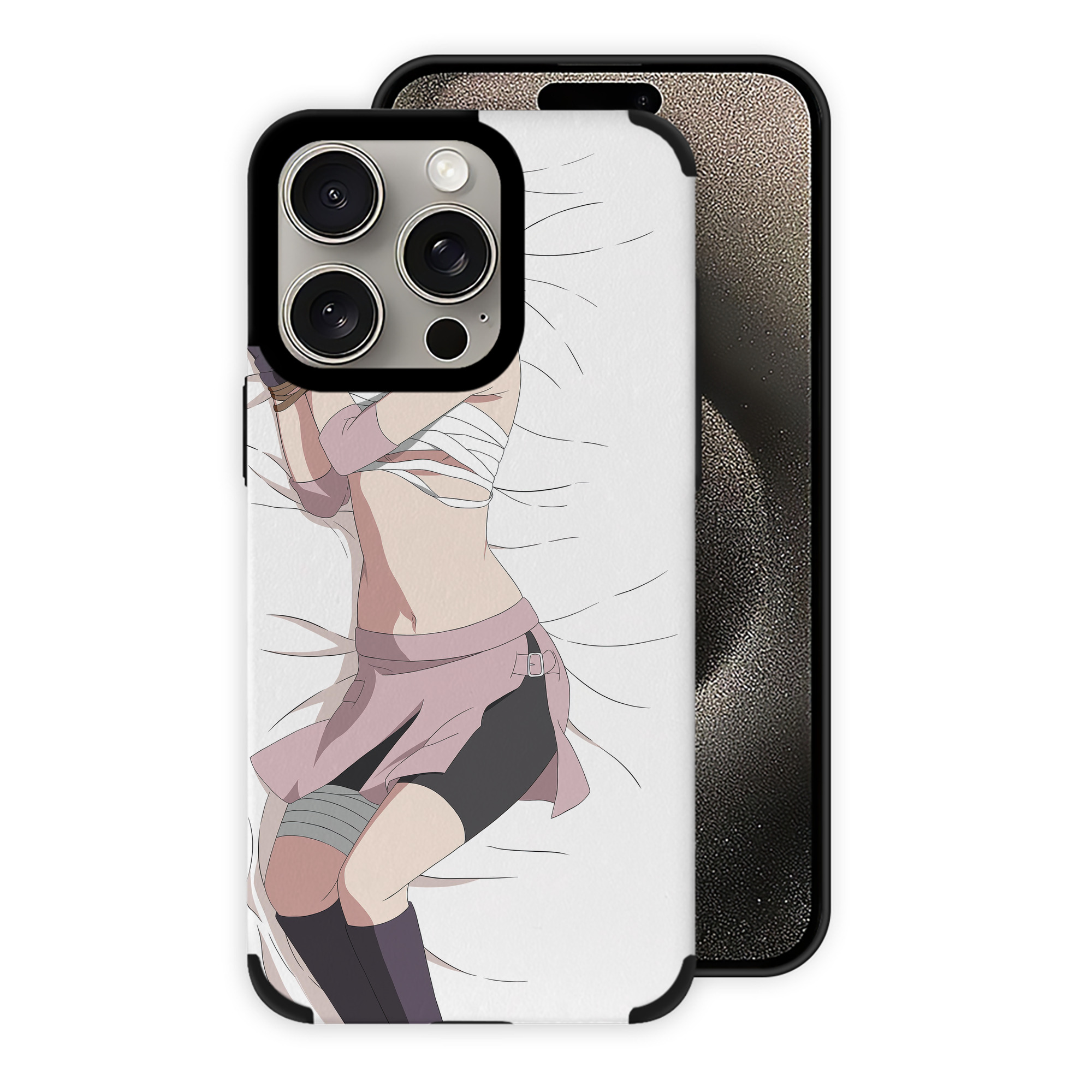 （画像用） NARUTO -ナルト- NARUTO -ナルト- 疾風伝 【iPhone15ProMax対応】 PUレザー スマホケース 耐衝撃＆黄変防止