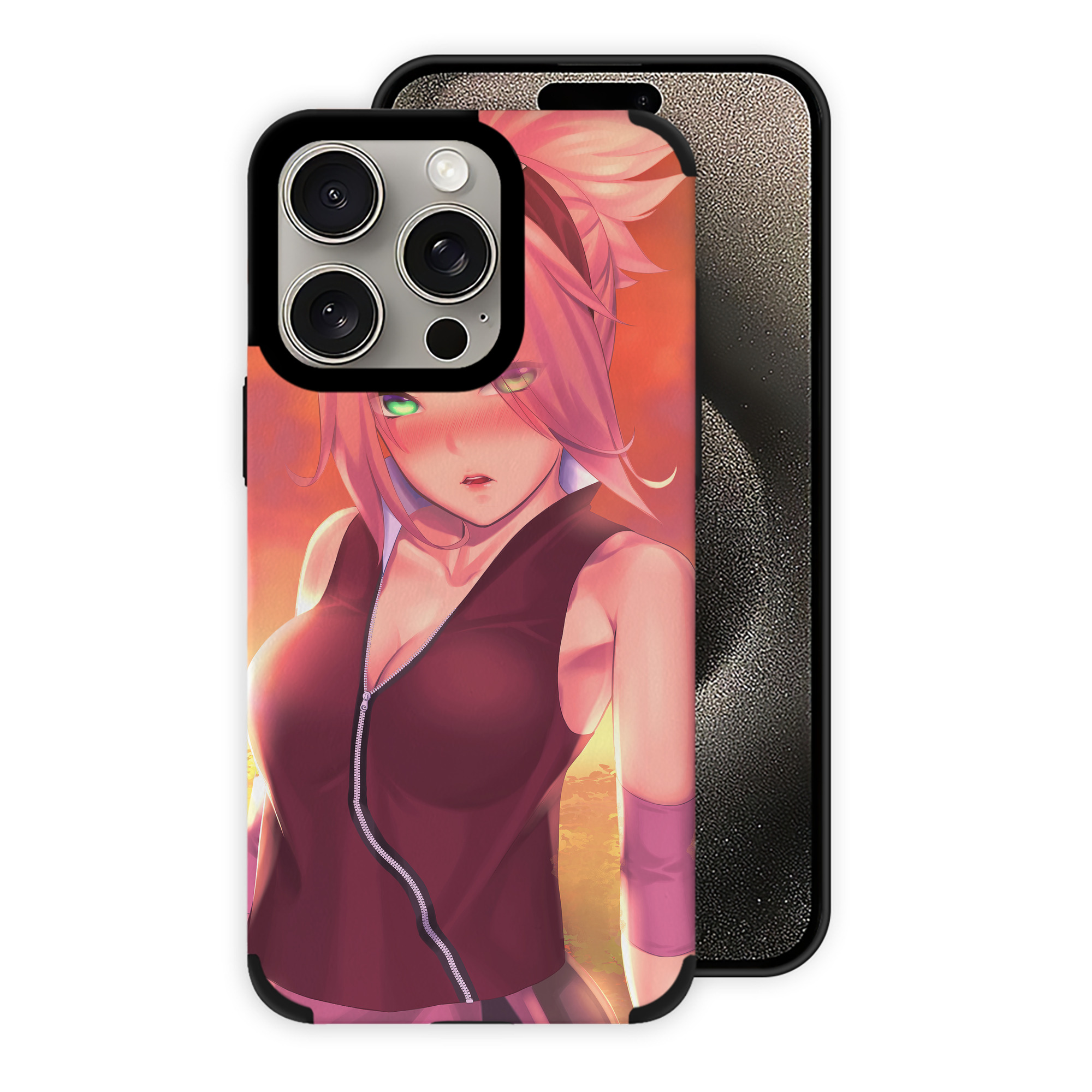 （画像用） NARUTO -ナルト- NARUTO -ナルト- 疾風伝 【iPhone15ProMax対応】 PUレザー スマホケース 耐衝撃＆黄変防止