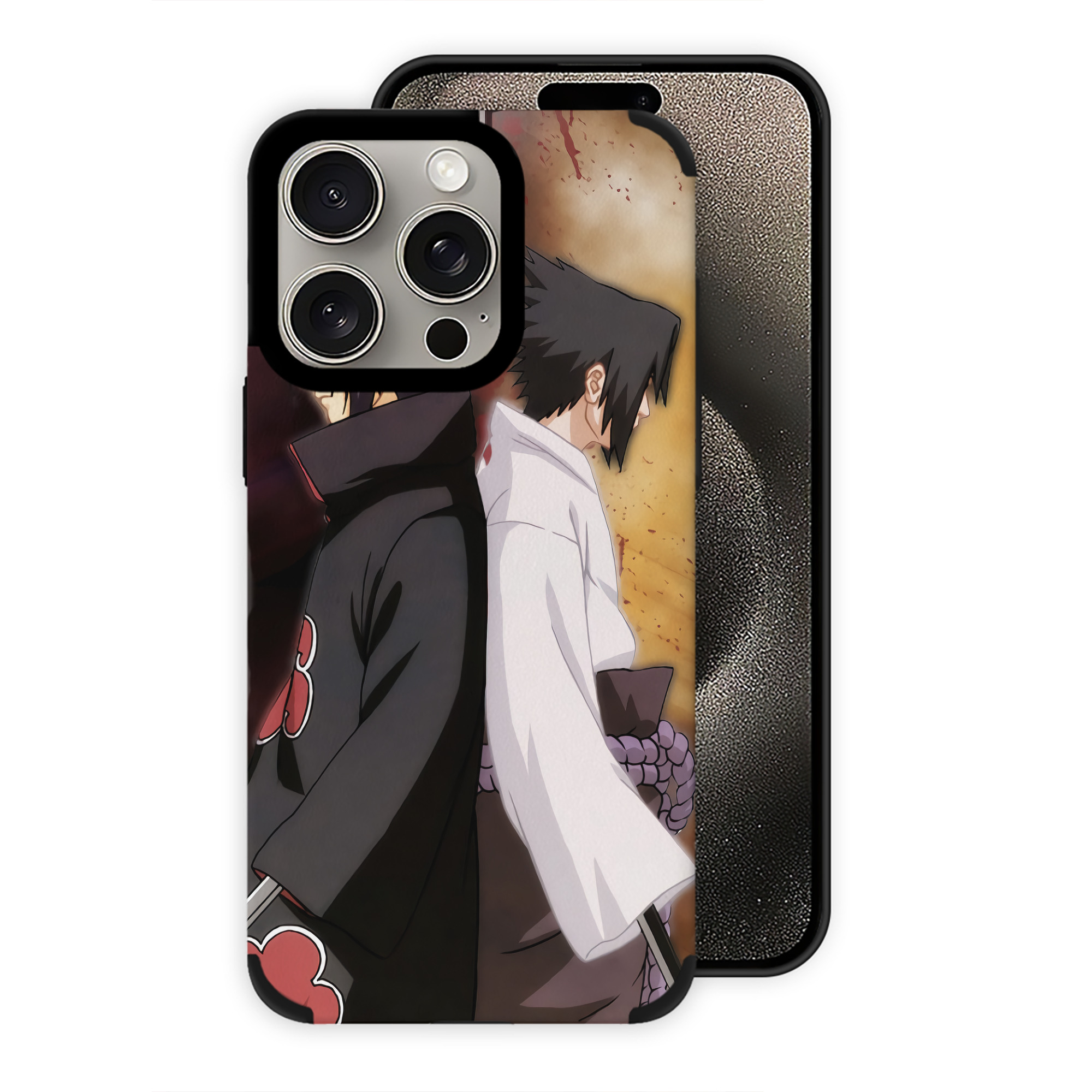 （画像用） NARUTO -ナルト- NARUTO -ナルト- 疾風伝 【iPhone15ProMax対応】 PUレザー スマホケース 耐衝撃＆黄変防止