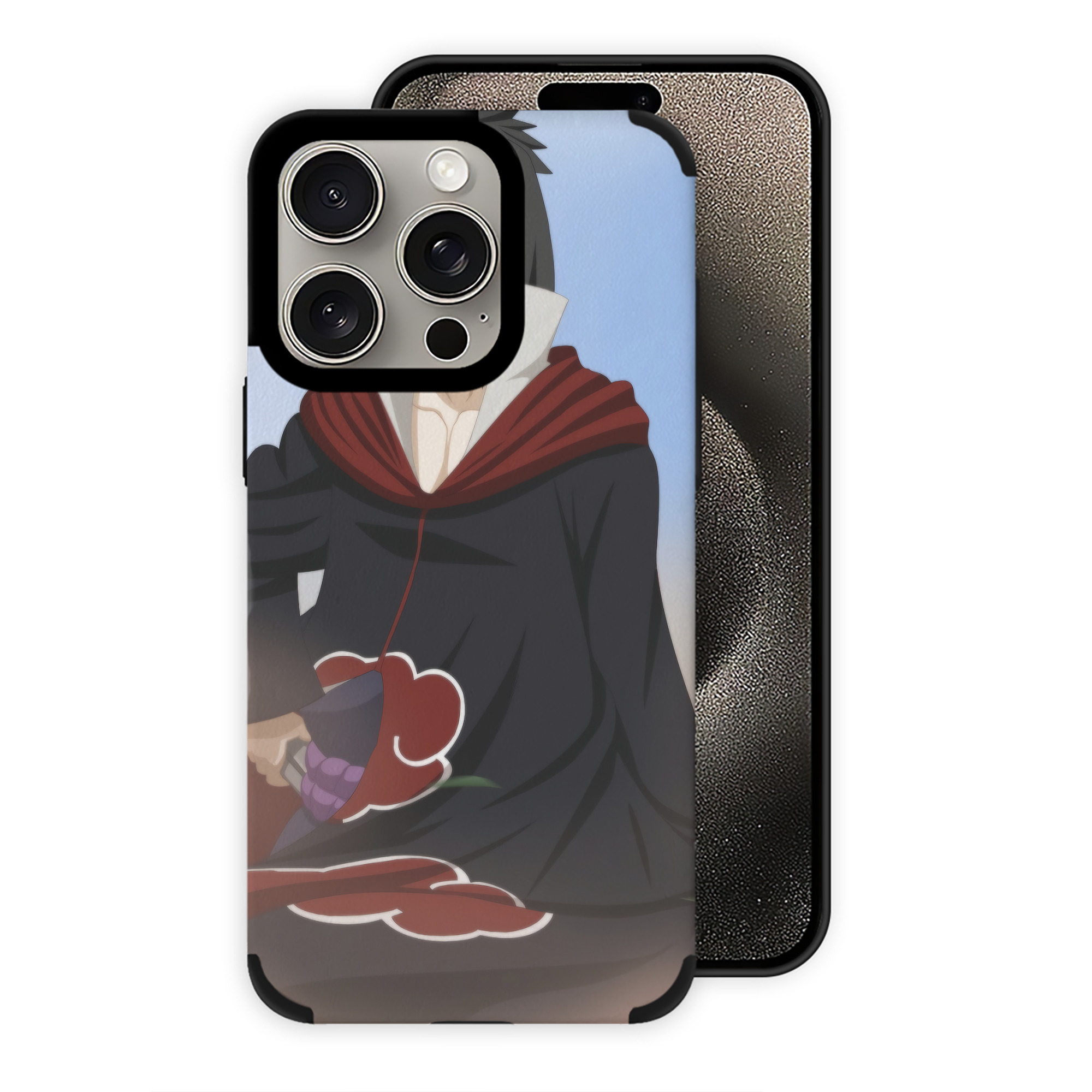 （画像用） NARUTO -ナルト- NARUTO -ナルト- 疾風伝 【iPhone15ProMax対応】 PUレザー スマホケース 耐衝撃＆黄変防止