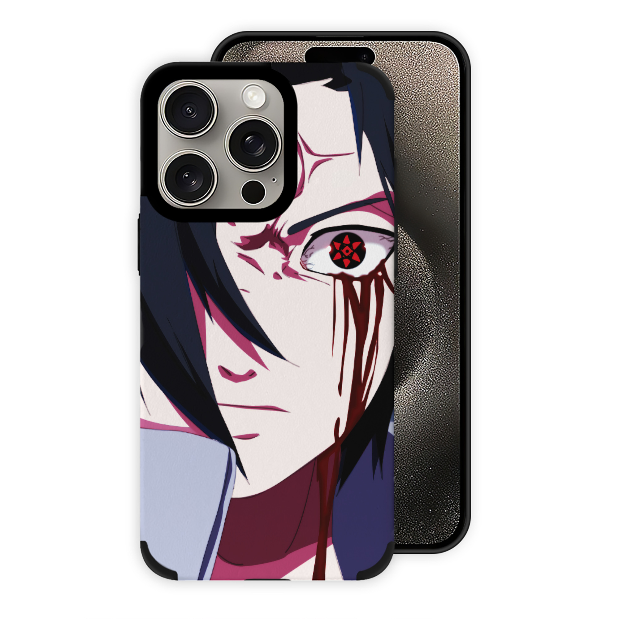 （画像用） NARUTO -ナルト- NARUTO -ナルト- 疾風伝 【iPhone15ProMax対応】 PUレザー スマホケース 耐衝撃＆黄変防止