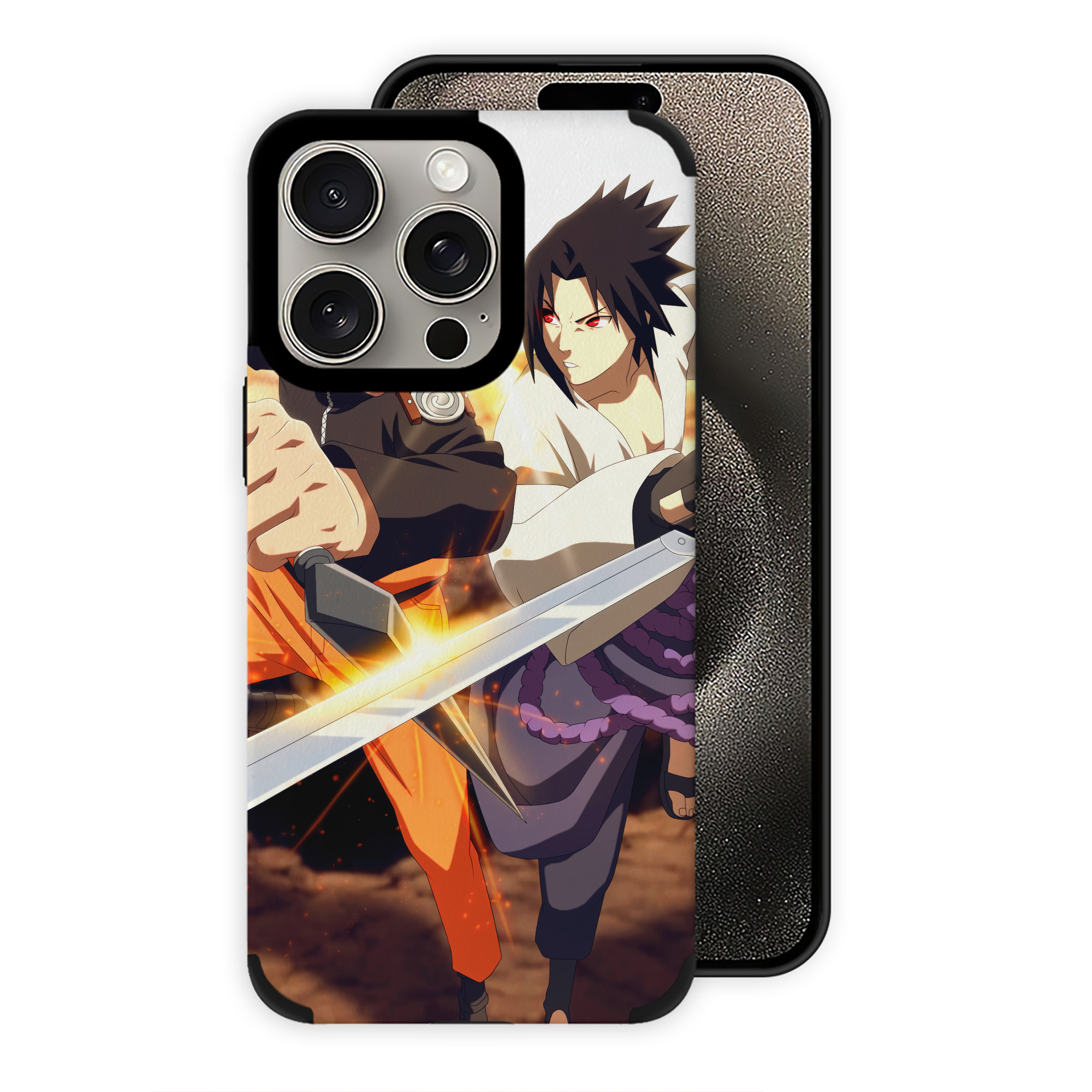 （画像用） NARUTO -ナルト- NARUTO -ナルト- 疾風伝 【iPhone15ProMax対応】 PUレザー スマホケース 耐衝撃＆黄変防止
